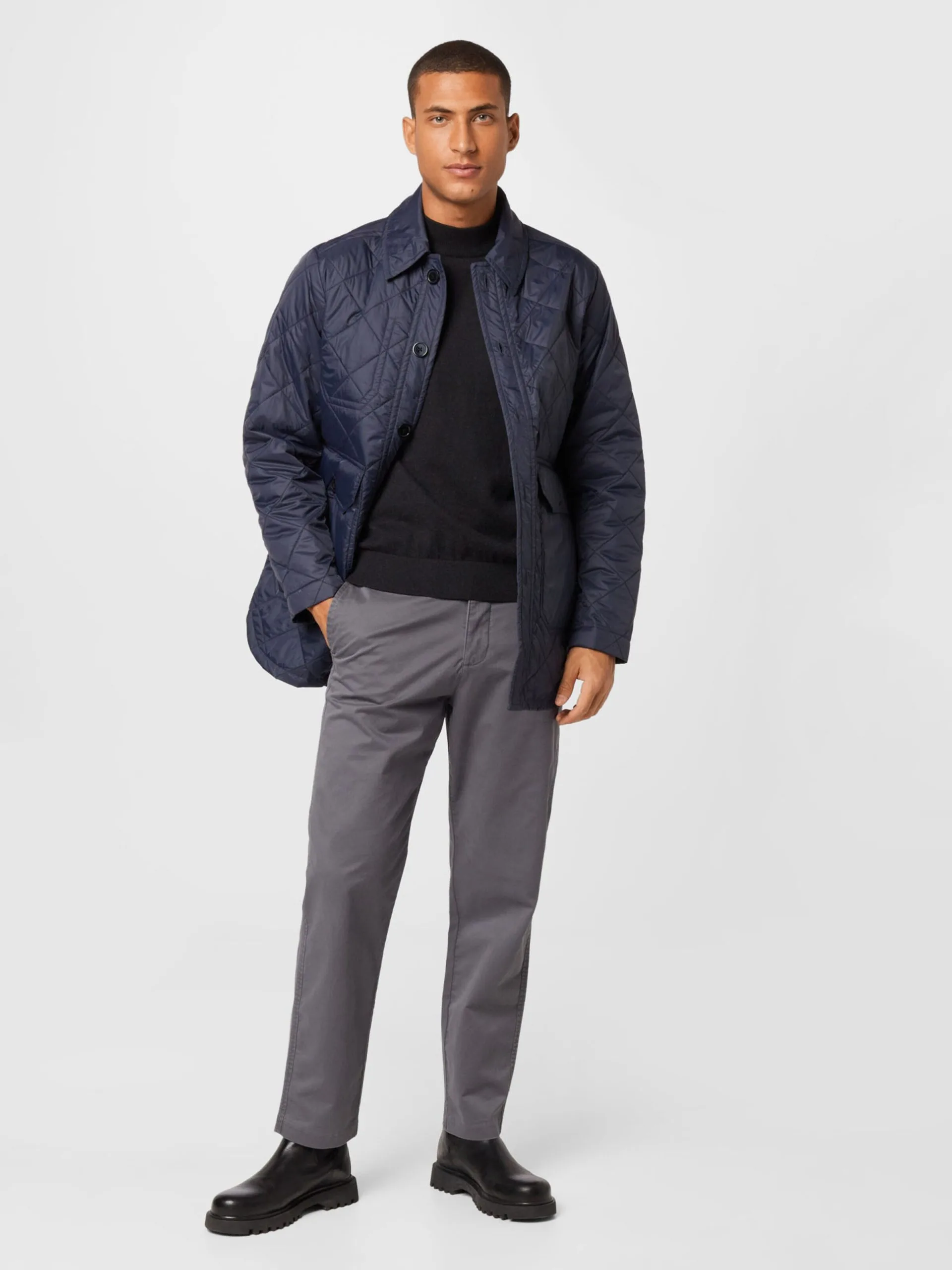 Tussenjassen Tussenjas Javi Heren Navy 5 Tussenjassen Tussenjas Javi Heren Navy - Afbeelding 5