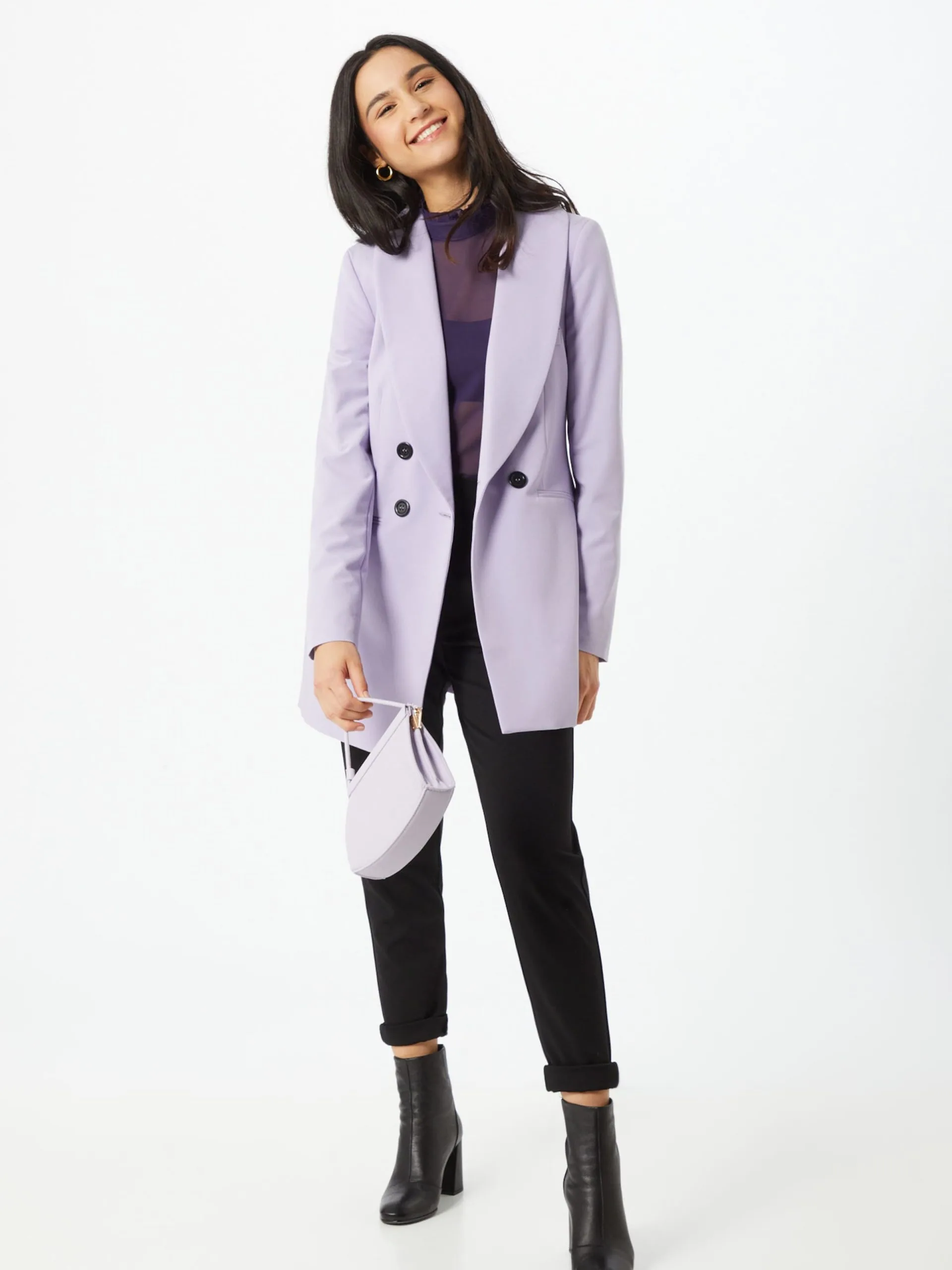 MOSS COPENHAGEN Pantalons Tapered Broek Dames Zwart 4 MOSS COPENHAGEN Pantalons Tapered Broek Dames Zwart - Afbeelding 4