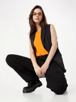 Cargobroeken Loosefit Cargobroek OCTAVIA Dames Zwart 9 Cargobroeken Loosefit Cargobroek OCTAVIA Dames Zwart -Moss Copenhagen Verkoop 3433c52ab4145c945c8aabbbf5eb1f50