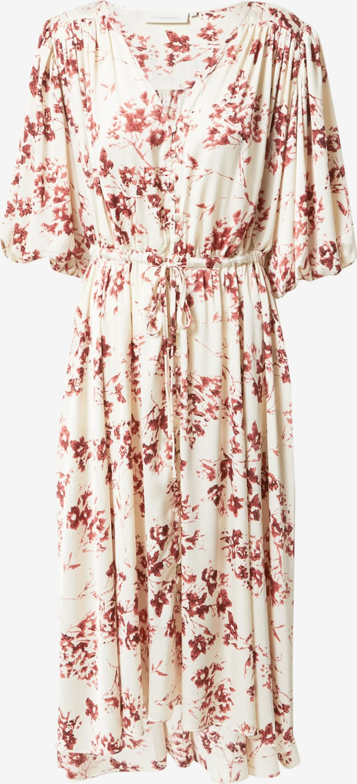 Midi Jurken Jurk Dames Crème 1 Midi Jurken Jurk Dames Crème