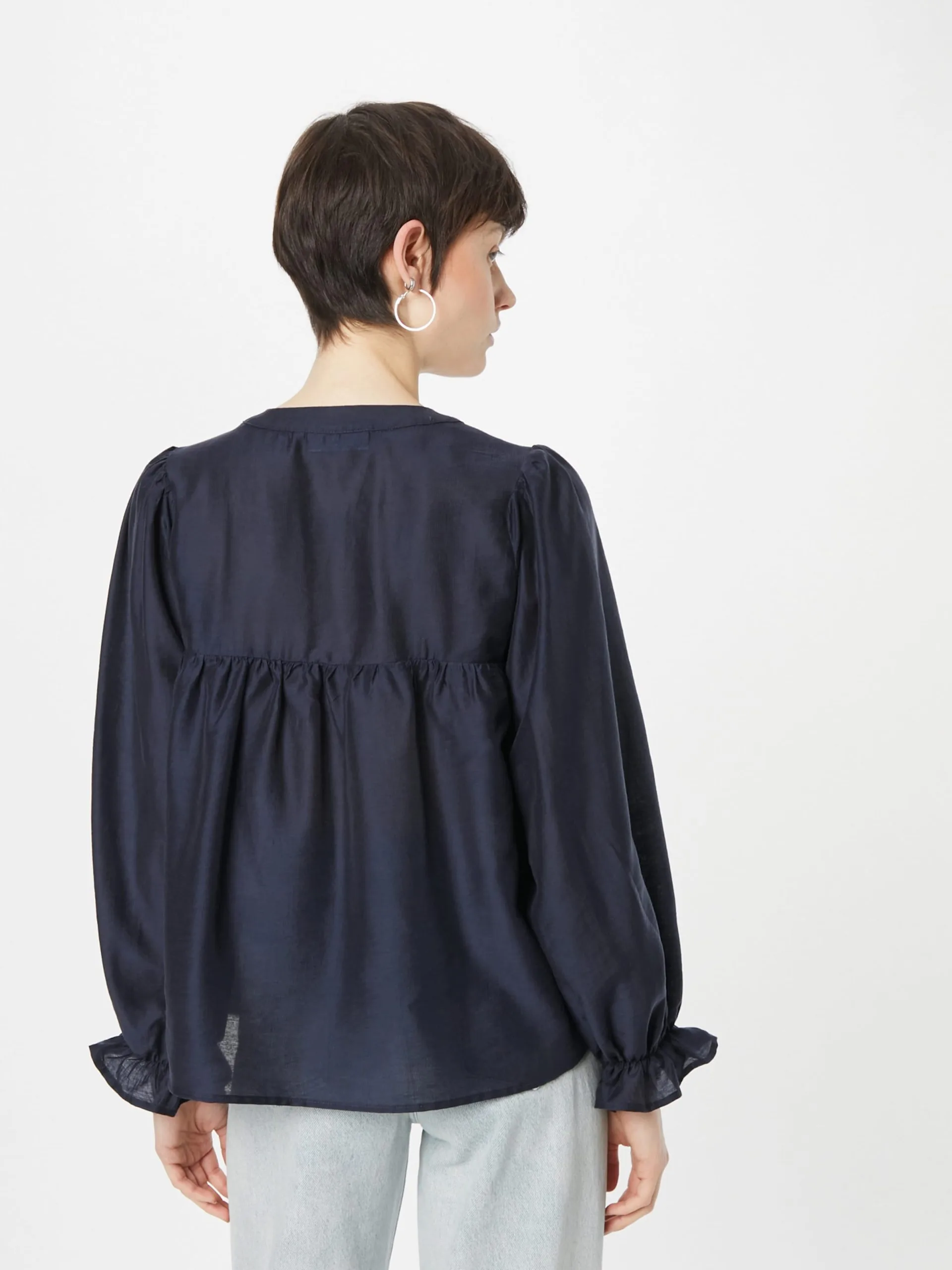 MOSS COPENHAGEN Blouseshirts Blouse Romina Dames Navy 4 MOSS COPENHAGEN Blouseshirts Blouse Romina Dames Navy - Afbeelding 4
