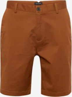 Chino Shorts Regular Chino Heren Donkerbruin