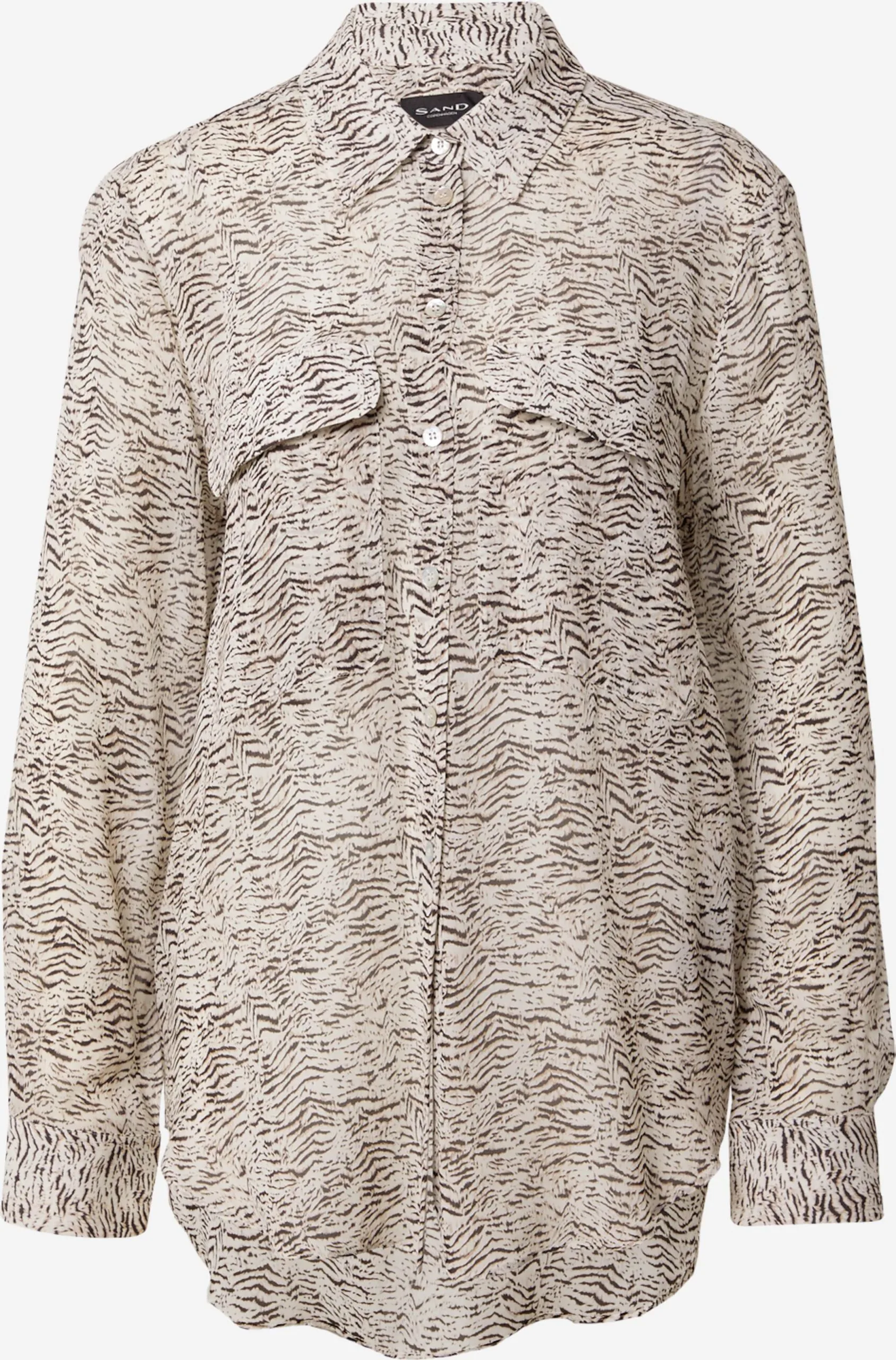 Overhemden Blouse Nami Dames Cappuccino 1 Overhemden Blouse Nami Dames Cappuccino