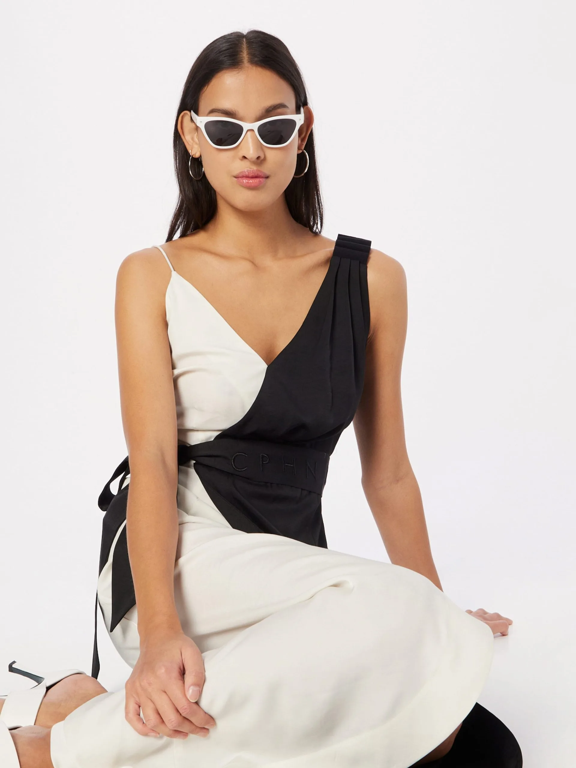 Maxi Jurken Jurk SHO Dames Zwart 2 Maxi Jurken Jurk SHO Dames Zwart - Afbeelding 2