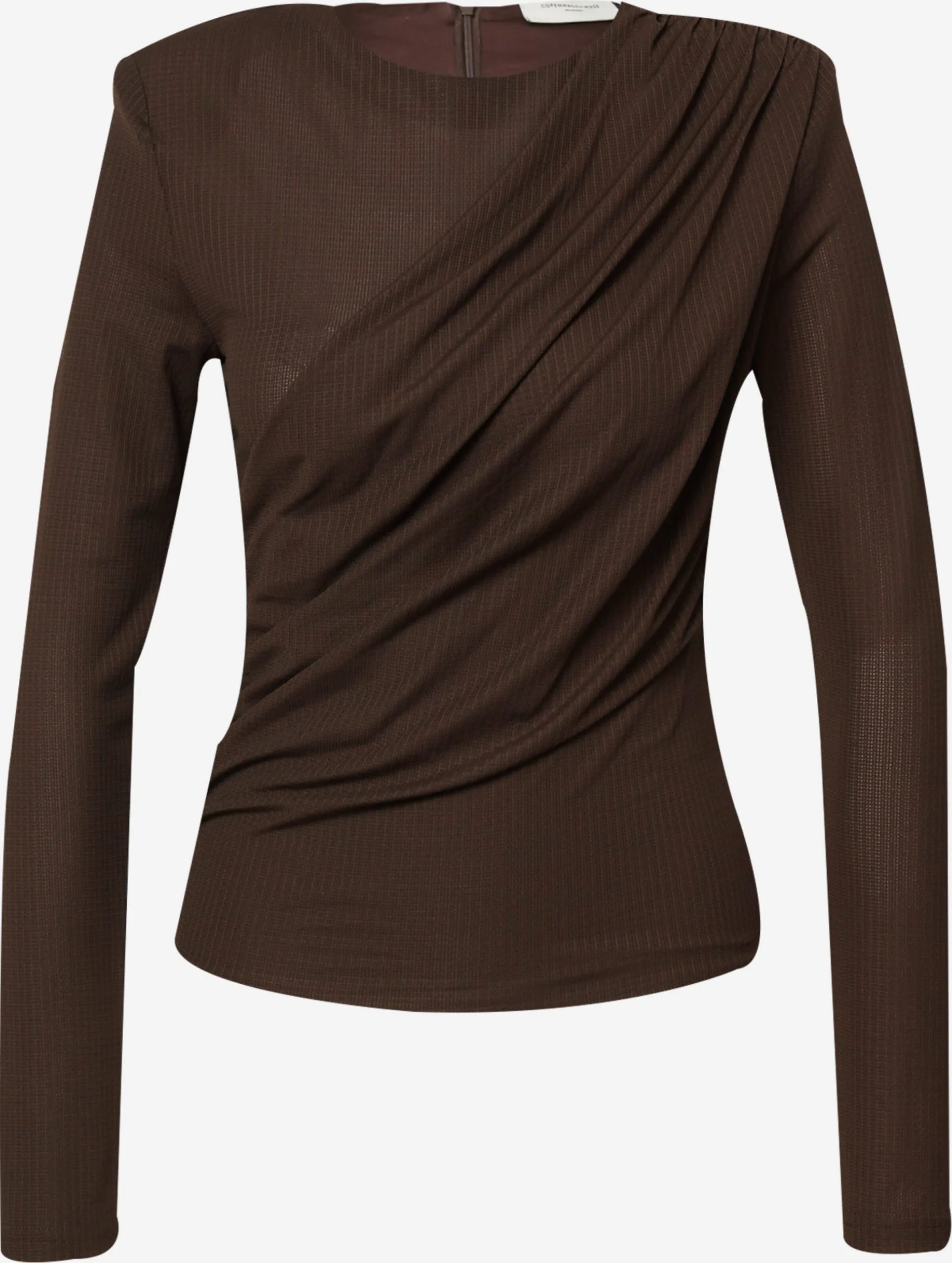 Blouseshirts Blouse GRACE Dames Donkerbruin 1 Blouseshirts Blouse GRACE Dames Donkerbruin