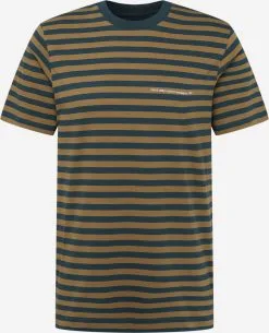 T-shirts Shirt Heren Kaki / Smaragd