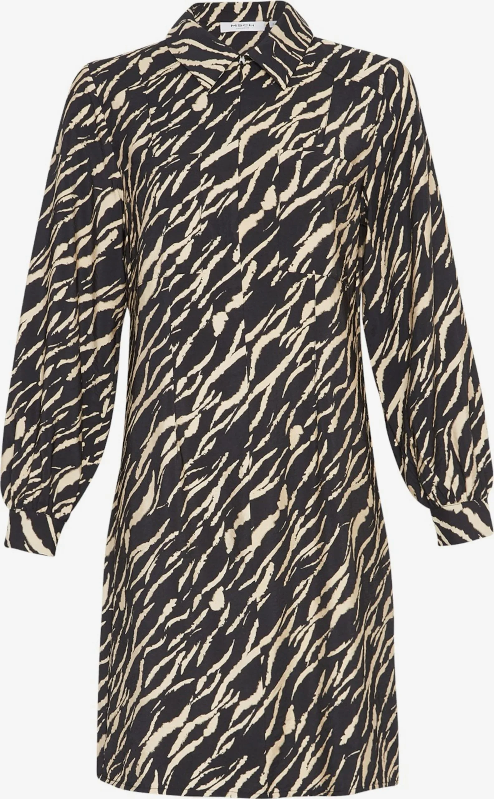 MOSS COPENHAGEN Blousejurken Blousejurk Janaya Benina Dames Zwart 1 MOSS COPENHAGEN Blousejurken Blousejurk Janaya Benina Dames Zwart