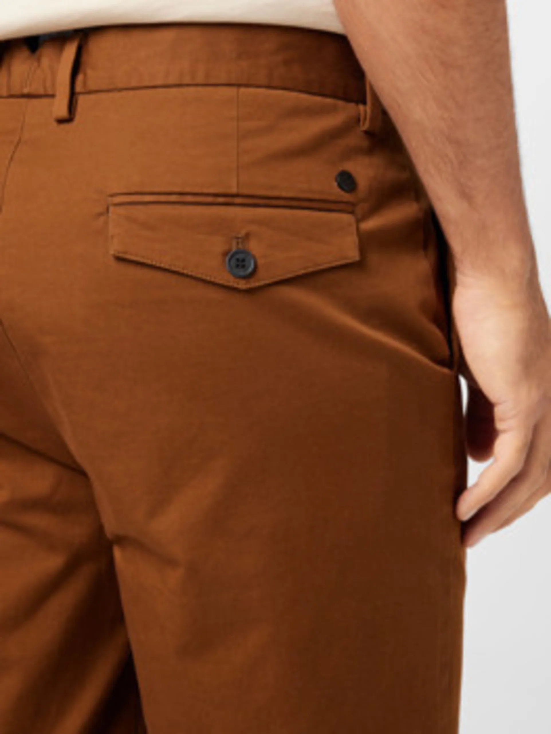Chino Shorts Regular Chino Heren Donkerbruin 5 Chino Shorts Regular Chino Heren Donkerbruin - Afbeelding 5