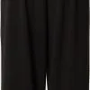 MOSS COPENHAGEN Bandplooibroeken Wide Leg Bandplooibroek Genetta Chana Dames Zwart