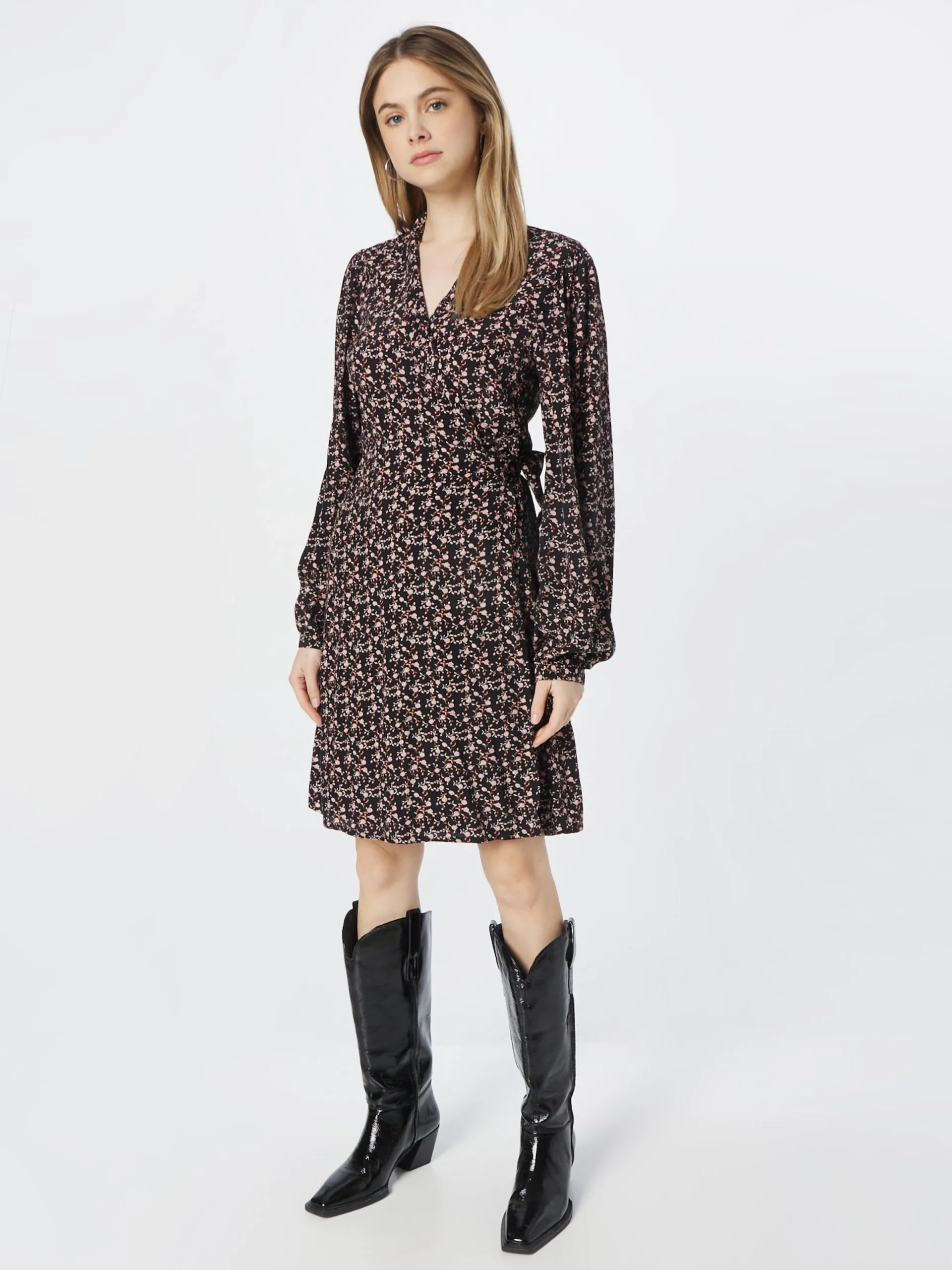 MOSS COPENHAGEN Mini Jurken Jurk Messina Morocco Dames Zwart 3 MOSS COPENHAGEN Mini Jurken Jurk Messina Morocco Dames Zwart - Afbeelding 3