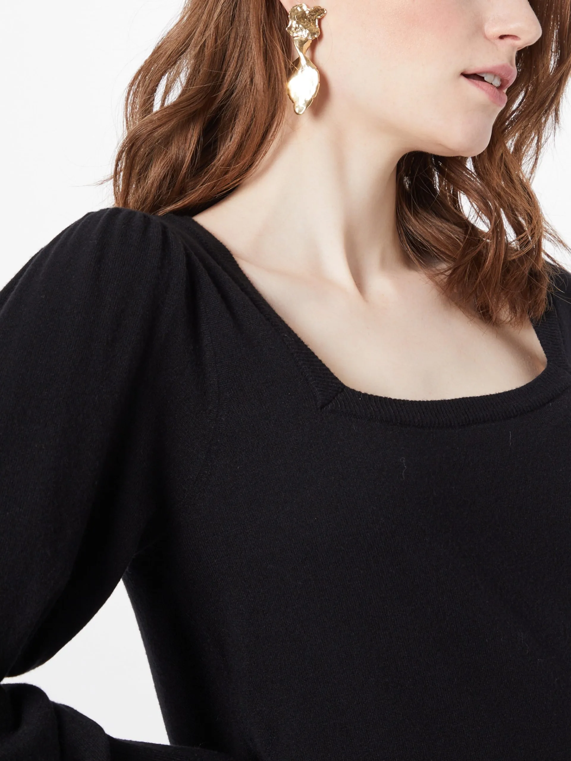 MOSS COPENHAGEN Fijngebreide Truien Trui Dames Zwart 2 MOSS COPENHAGEN Fijngebreide Truien Trui Dames Zwart - Afbeelding 2