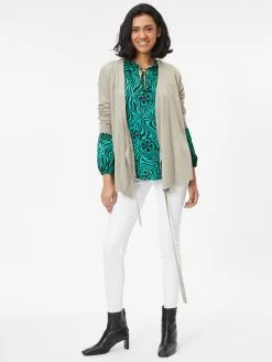 MOSS COPENHAGEN Vesten Gebreid Vest Haya Dames Groen Gemêleerd -Moss Copenhagen Verkoop 42d6c12baa7bc26dd1a1c0e78ccc8628