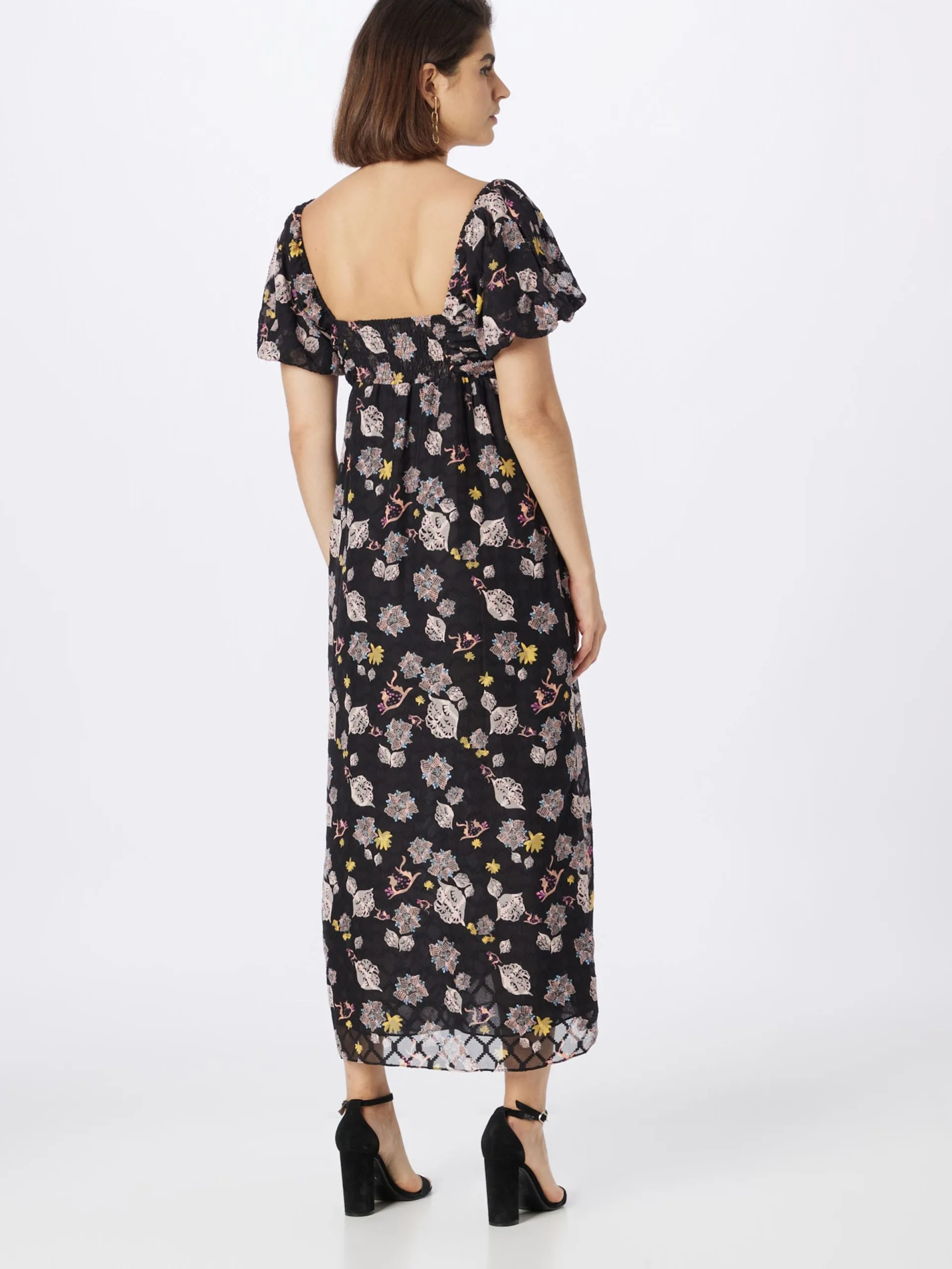 Maxi Jurken Jurk Michella Dames Zwart 4 Maxi Jurken Jurk Michella Dames Zwart - Afbeelding 4