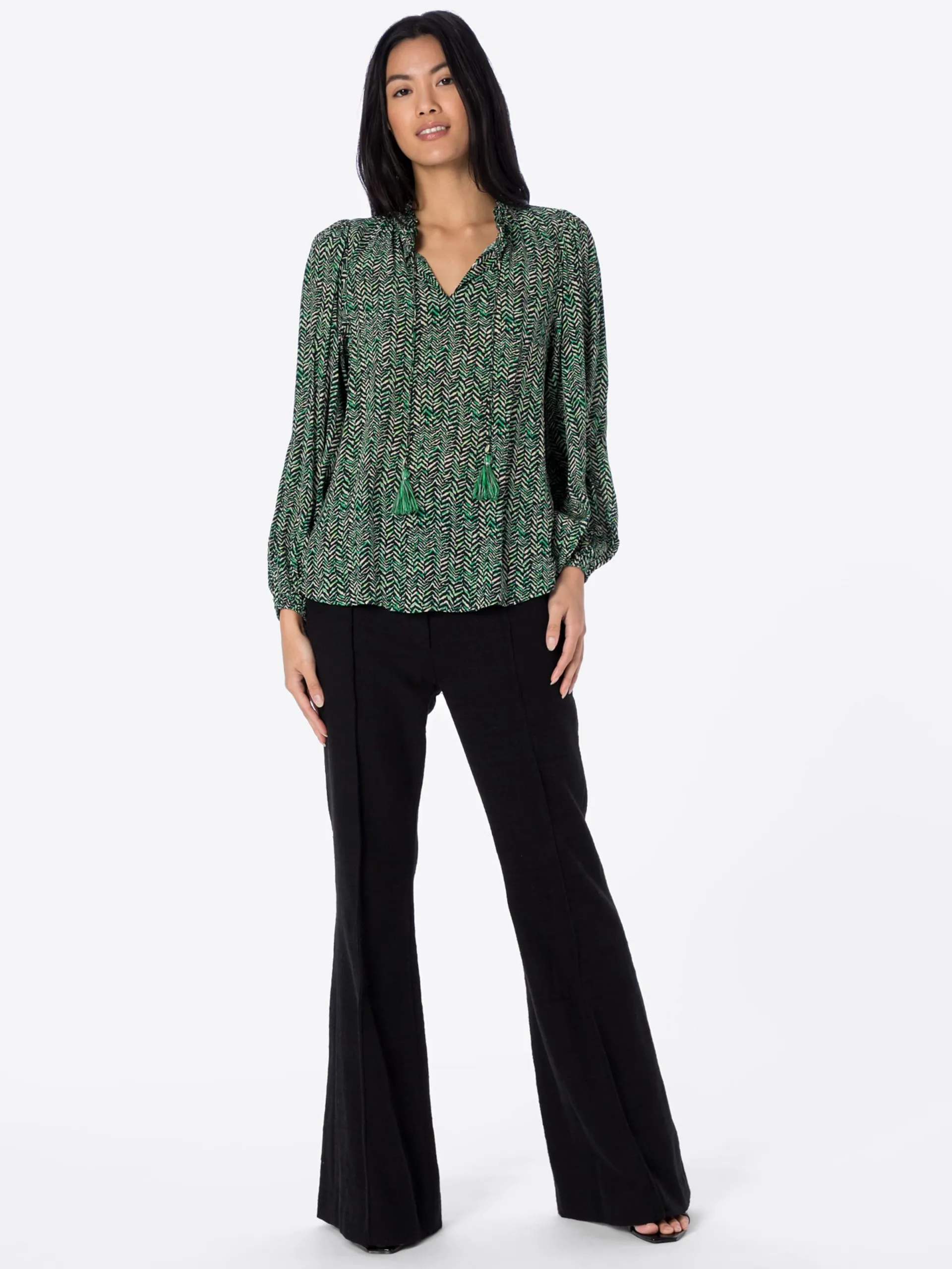 Blouseshirts Blouse Sally Dames Groen 5 Blouseshirts Blouse Sally Dames Groen - Afbeelding 5