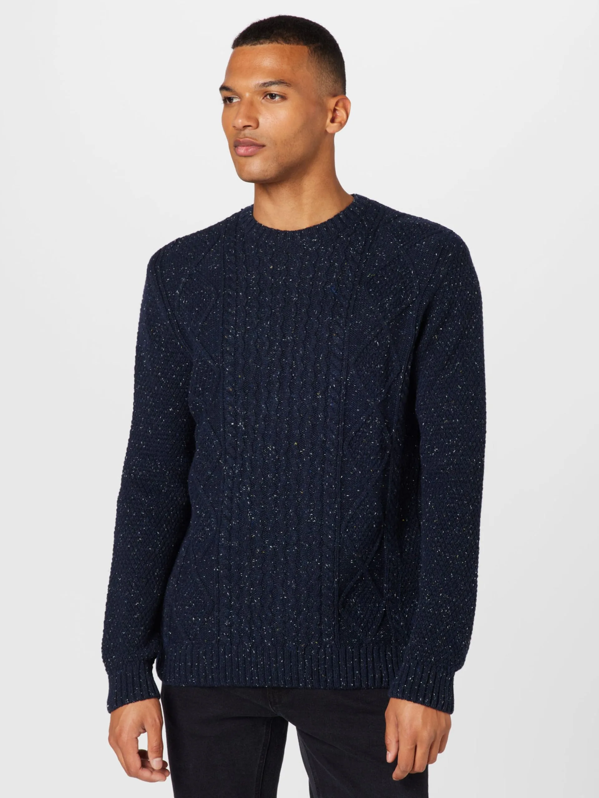 Crewneck Truien Trui Roberto Heren Navy 3 Crewneck Truien Trui Roberto Heren Navy - Afbeelding 3