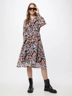 MOSS COPENHAGEN Midi Jurken Jurk Ammalie Dames Gemengde Kleuren -Moss Copenhagen Verkoop 46df975eef518a68539b891db33f91c9