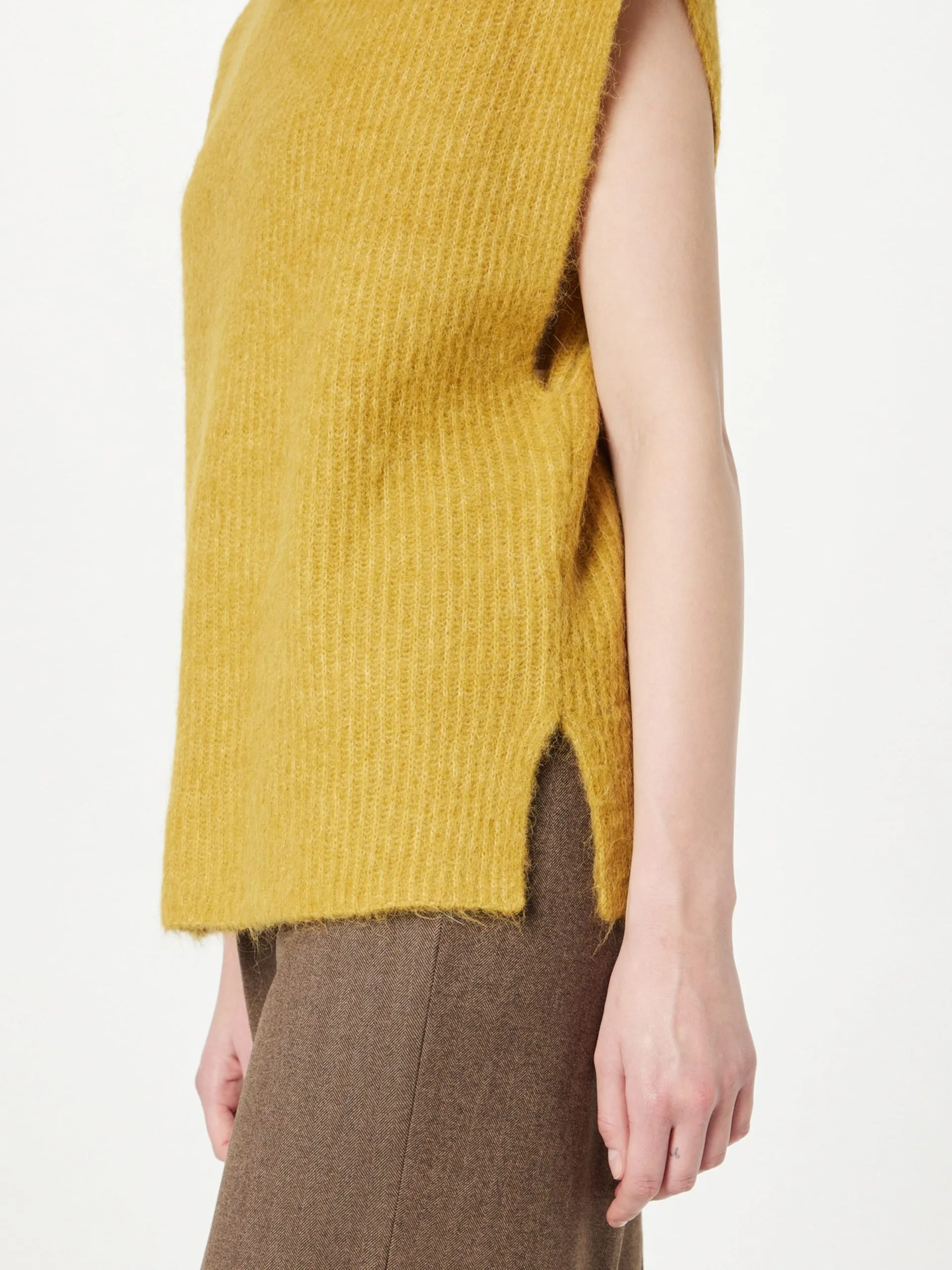 Coltruien Trui IBRA Dames Mosterd 2 Coltruien Trui IBRA Dames Mosterd - Afbeelding 2