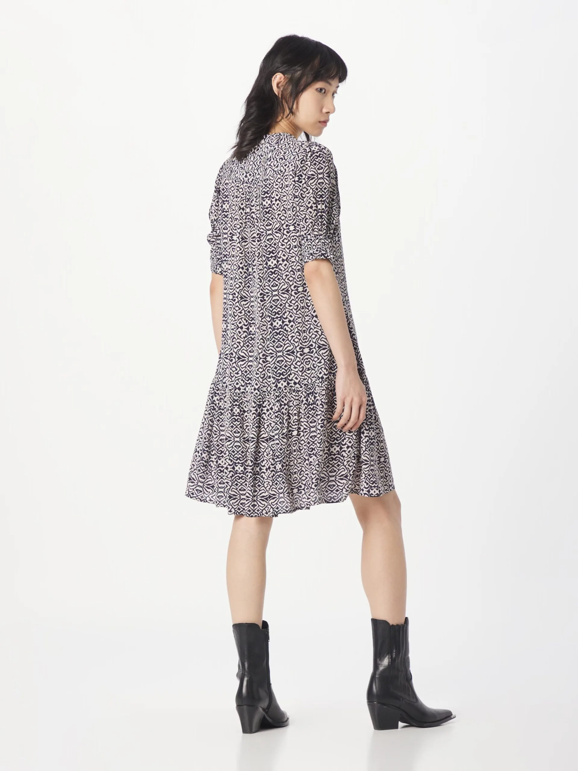 Mini Jurken Jurk Thalia Dames Enziaan 4 Mini Jurken Jurk Thalia Dames Enziaan - Afbeelding 4