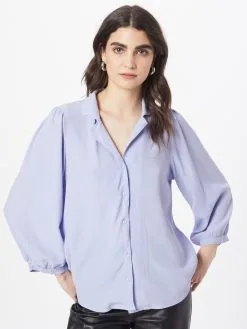MOSS COPENHAGEN Blouses Met Korte Mouw Blouse Galiena Morocco Dames Lichtblauw 7 MOSS COPENHAGEN Blouses Met Korte Mouw Blouse Galiena Morocco Dames Lichtblauw -Moss Copenhagen Verkoop 4a023d4935523dfc2d62aa6453ff04eb