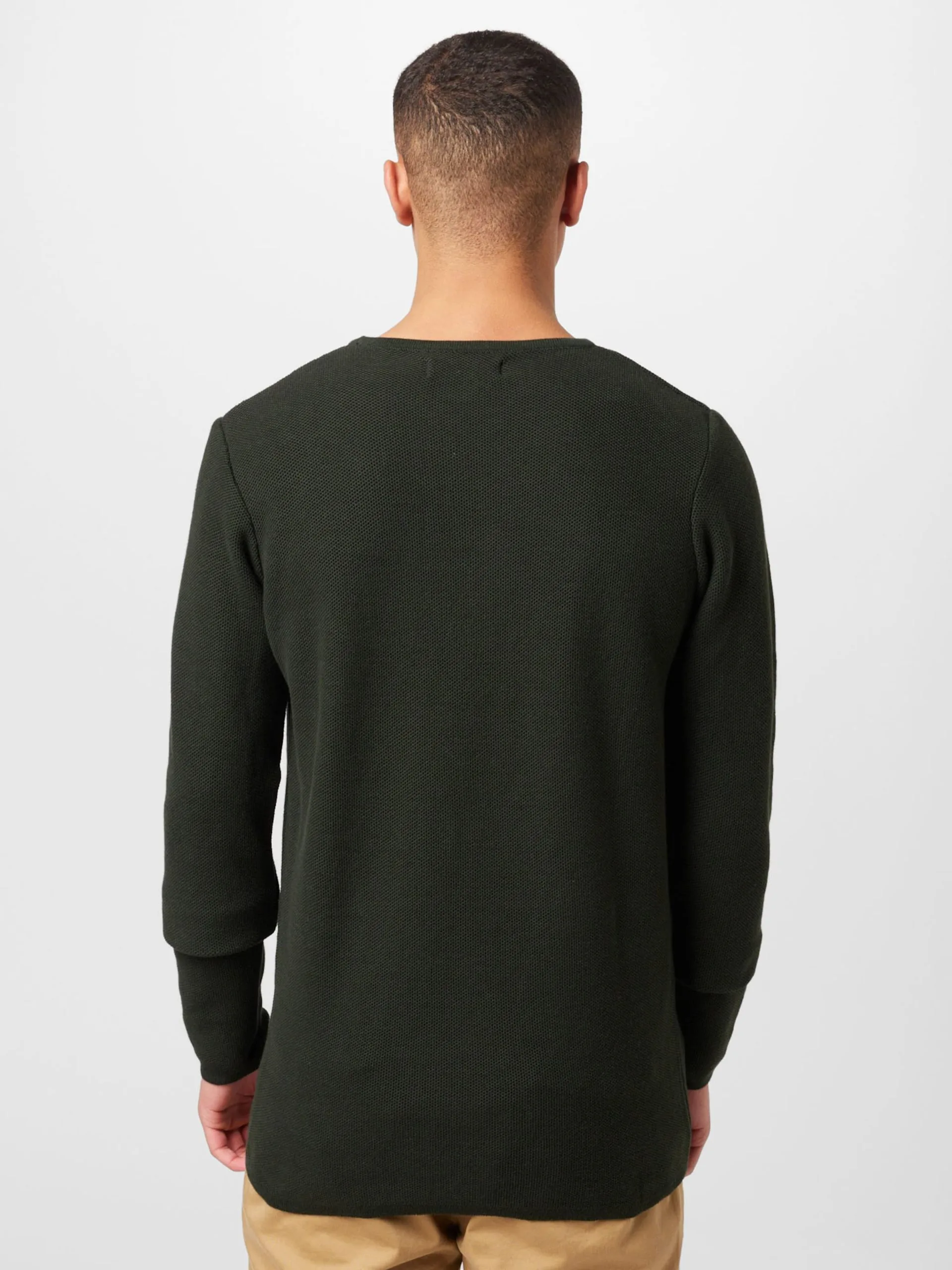 Crewneck Truien Trui Lauritz Heren Donkergroen 4 Crewneck Truien Trui Lauritz Heren Donkergroen - Afbeelding 4