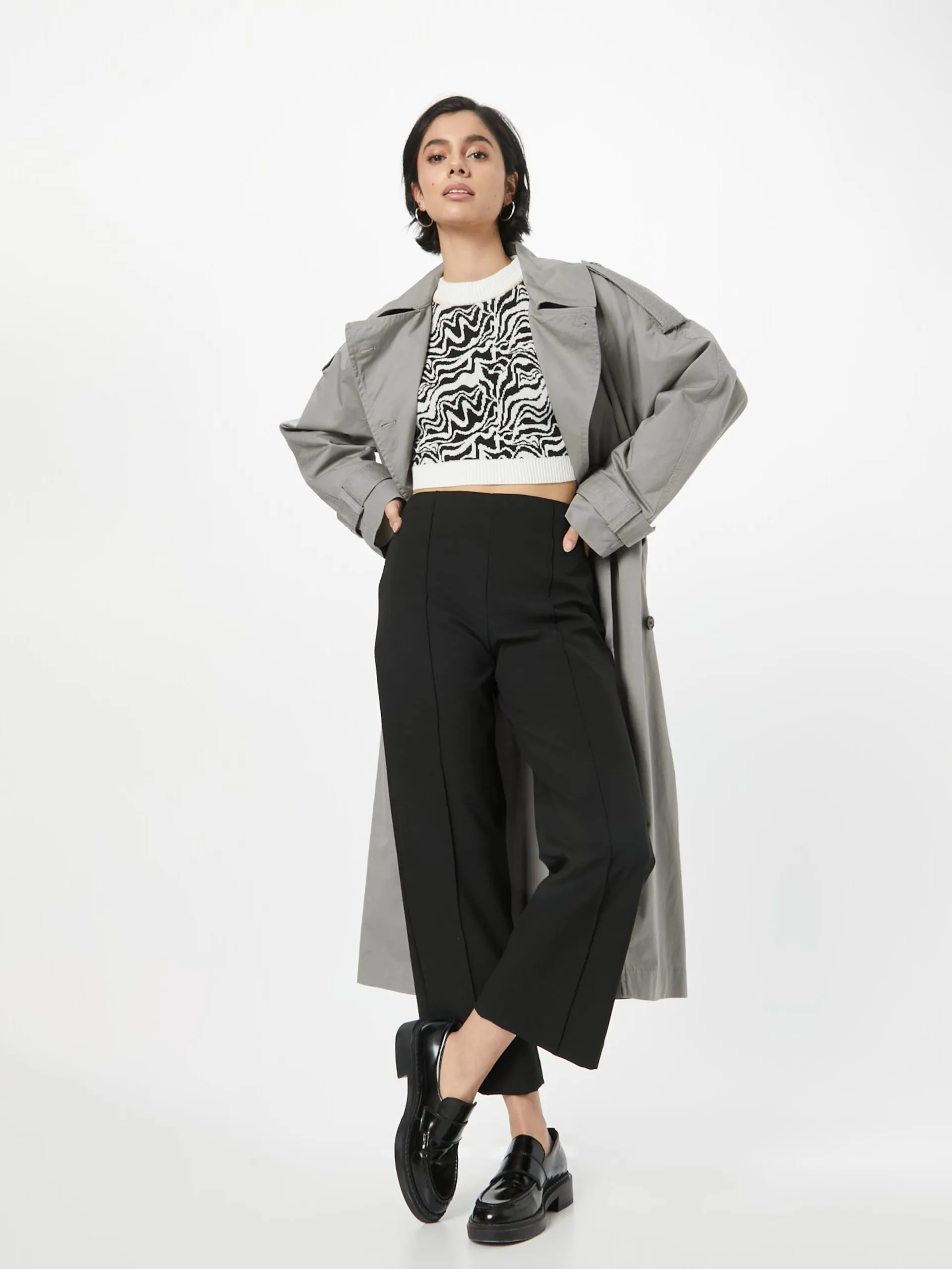 Pantalons Flared Broek Sportina Nola Dames Zwart 5 Pantalons Flared Broek Sportina Nola Dames Zwart - Afbeelding 5