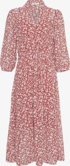 MOSS COPENHAGEN Maxi Jurken Blousejurk Marlea Dames Roze