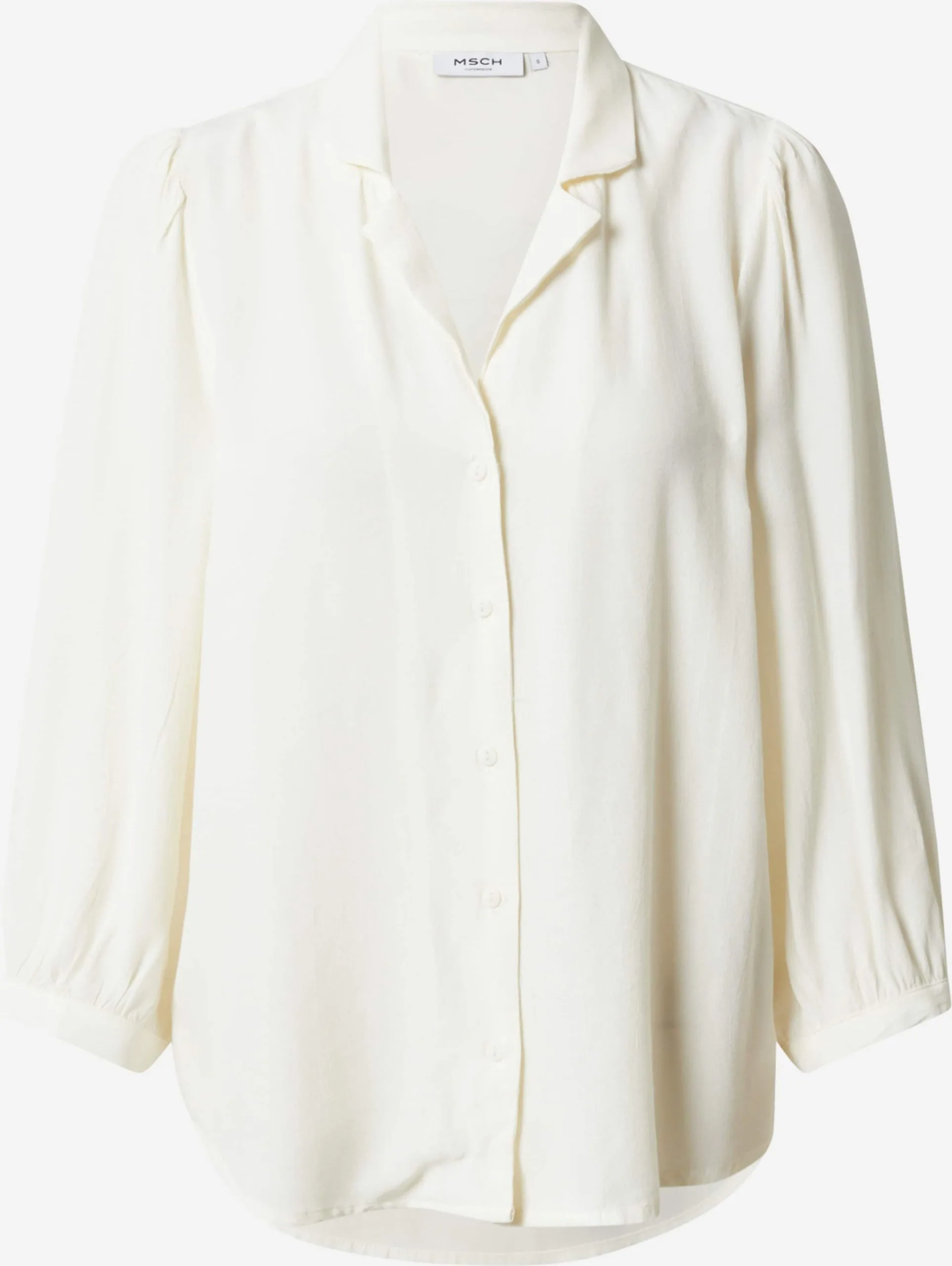 MOSS COPENHAGEN Blouses Met Korte Mouw Blouse Galiena Dames Crème 1 MOSS COPENHAGEN Blouses Met Korte Mouw Blouse Galiena Dames Crème