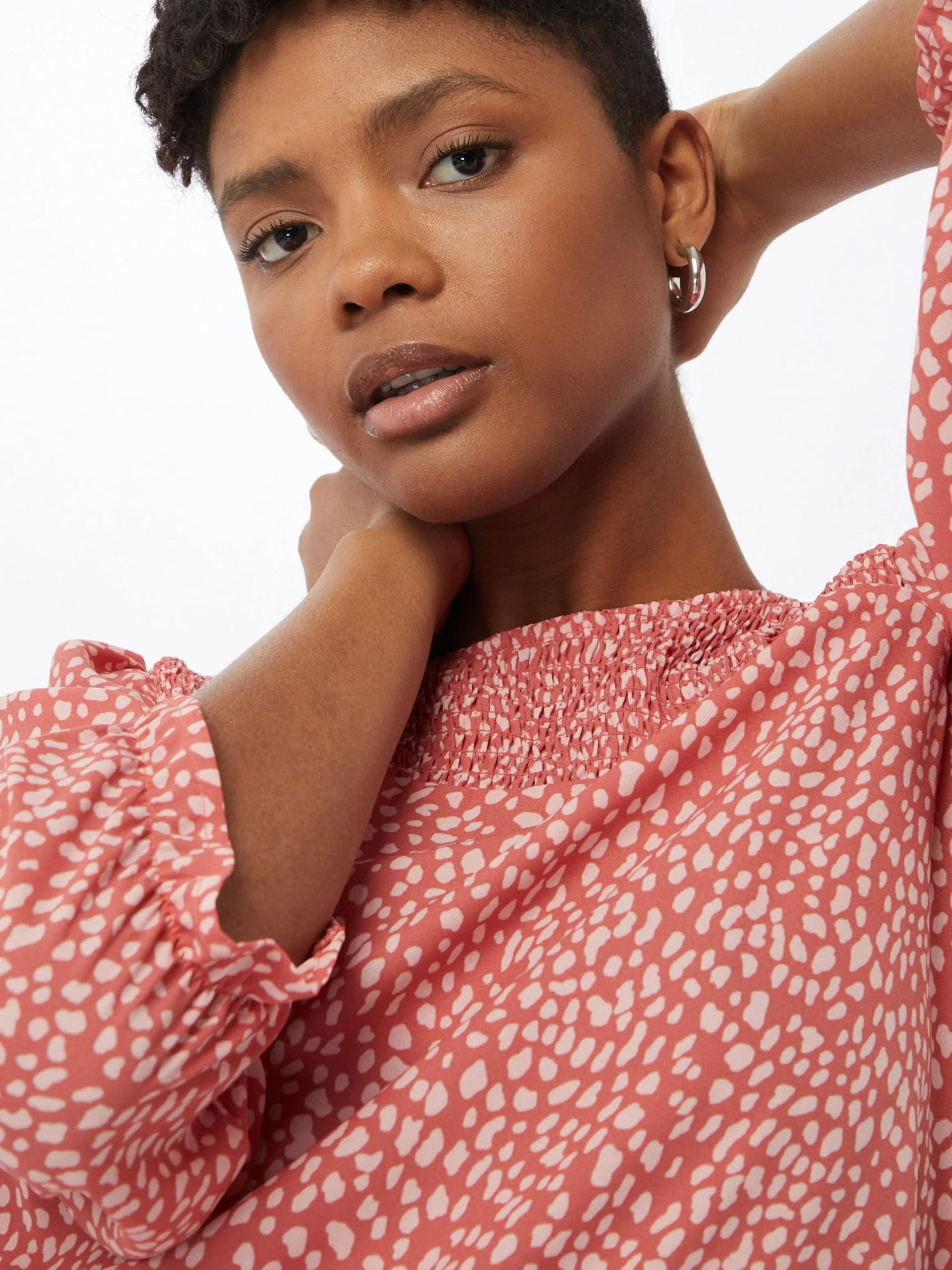 MOSS COPENHAGEN Shirts Met 3/4 Mouw Shirt Clover Dames Rood 2 MOSS COPENHAGEN Shirts Met 3/4 Mouw Shirt Clover Dames Rood - Afbeelding 2