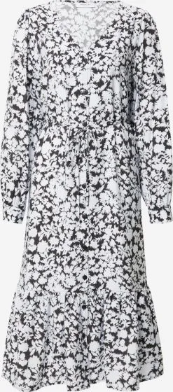 MOSS COPENHAGEN Blousejurken Blousejurk Della Ladonna Dames Pastelblauw