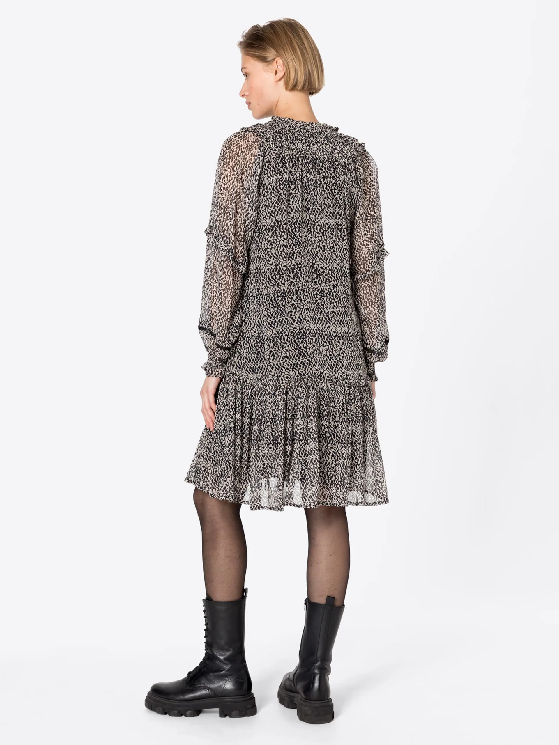 Mini Jurken Jurk Tiana Dames Zwart 4 Mini Jurken Jurk Tiana Dames Zwart - Afbeelding 4