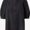 MOSS COPENHAGEN Blouses Met Korte Mouw Blouse Maribel Dames Zwart