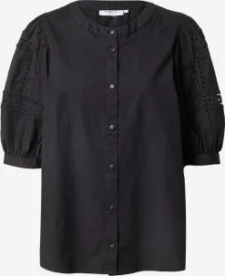 MOSS COPENHAGEN Blouses Met Korte Mouw Blouse Maribel Dames Zwart