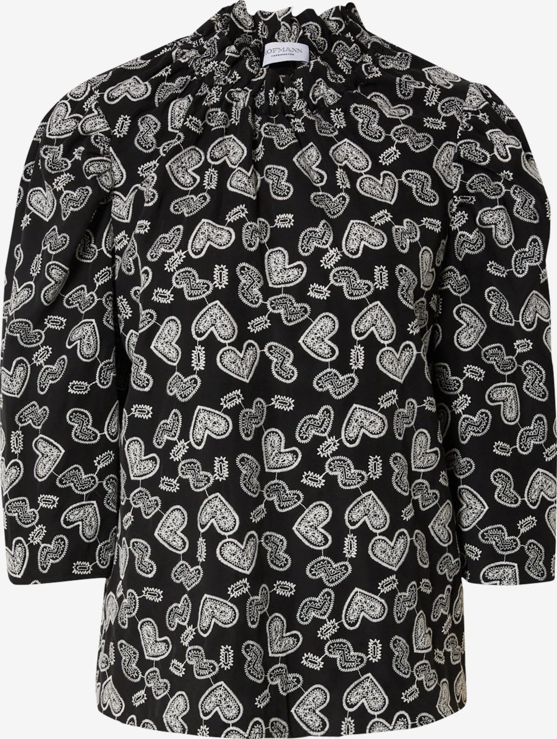 Blouses Met Korte Mouw Blouse Elle Dames Zwart 1 Blouses Met Korte Mouw Blouse Elle Dames Zwart