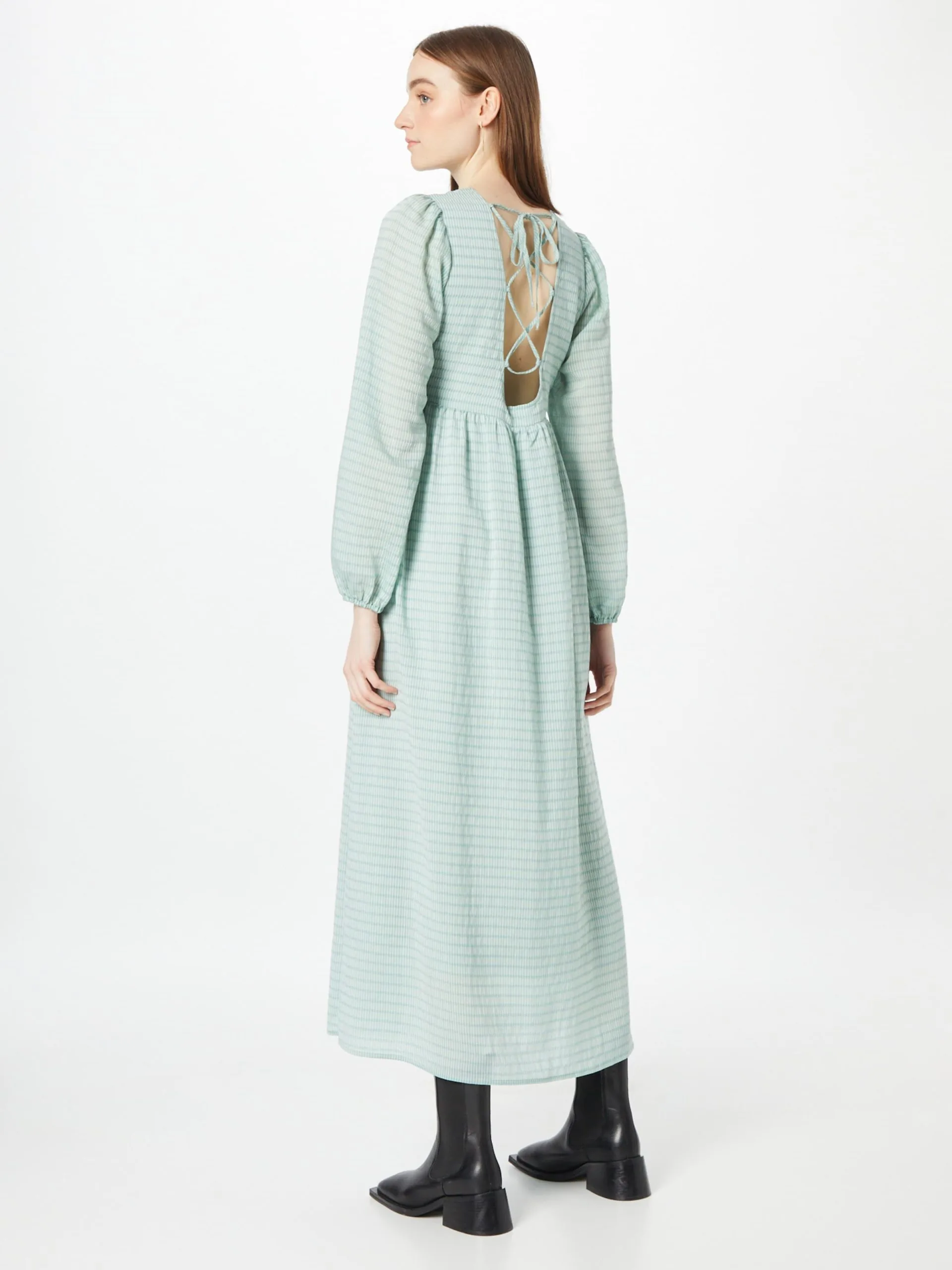 Maxi Jurken Jurk Kandi Dames Mintgroen / Pastelgroen 4 Maxi Jurken Jurk Kandi Dames Mintgroen / Pastelgroen - Afbeelding 4