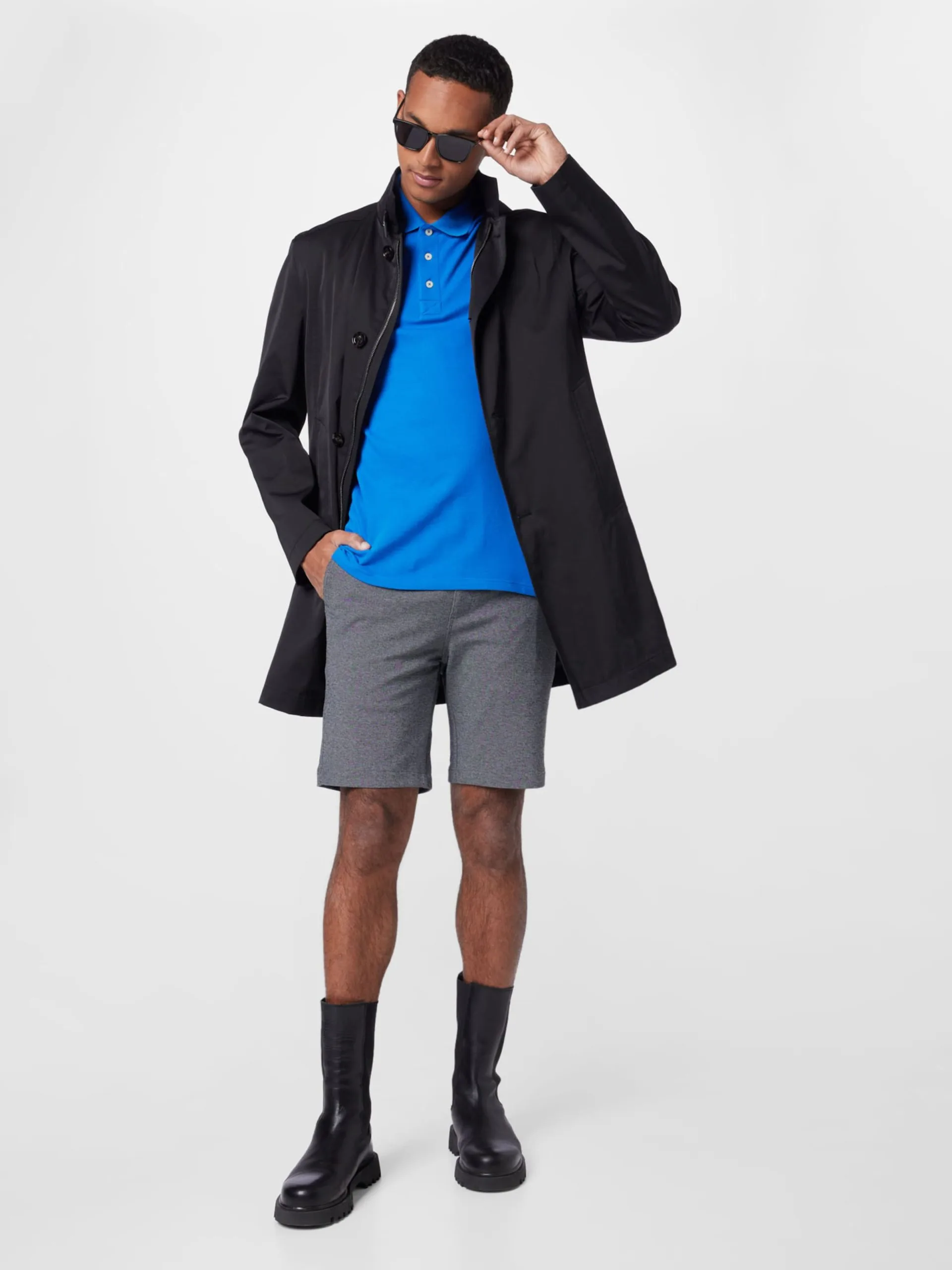 Chino Shorts Slimfit Chino Milano Heren Donkergrijs 5 Chino Shorts Slimfit Chino Milano Heren Donkergrijs - Afbeelding 5