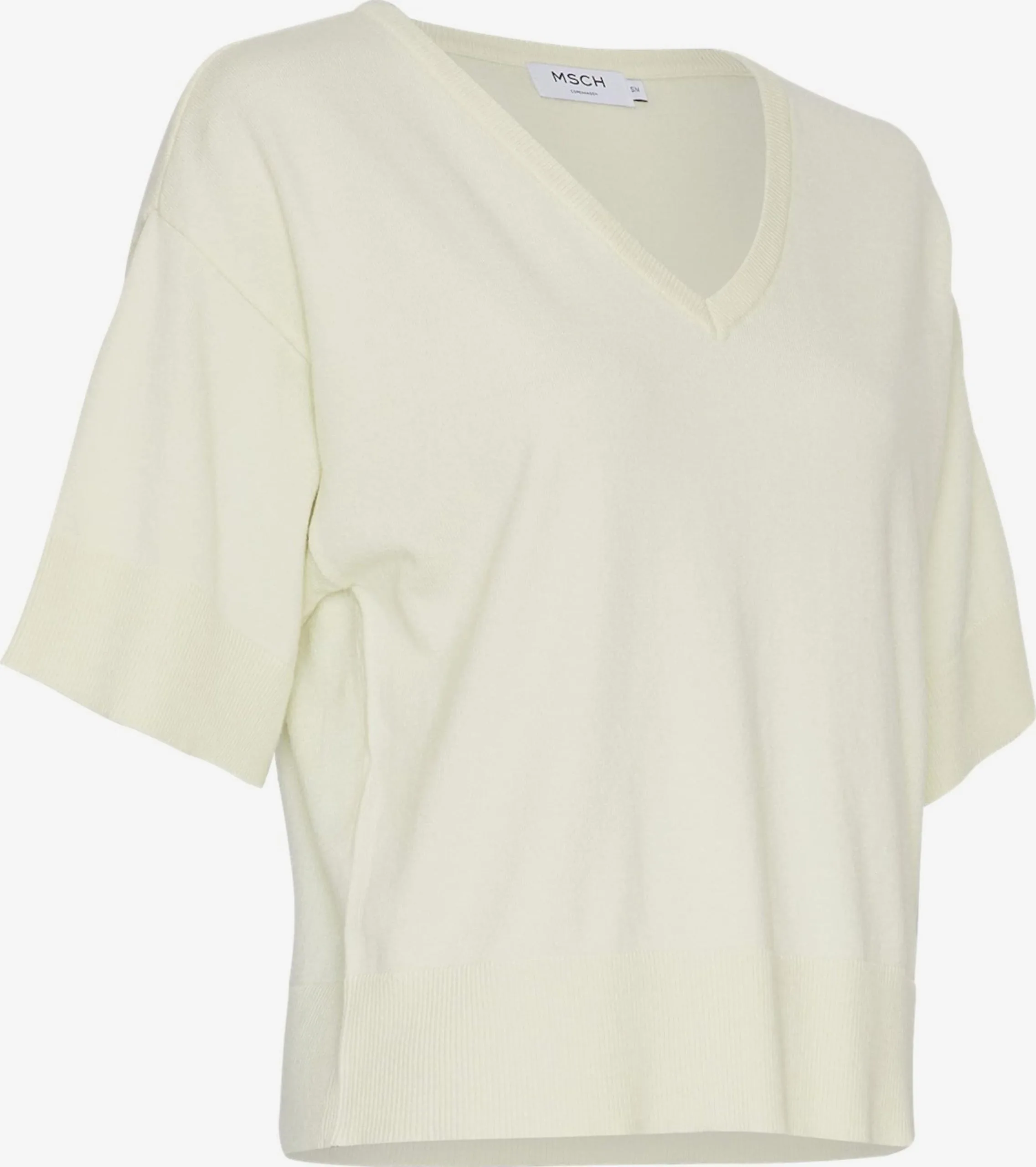 MOSS COPENHAGEN Fijngebreide Truien Trui Rachelle Dames Ecru 2 MOSS COPENHAGEN Fijngebreide Truien Trui Rachelle Dames Ecru - Afbeelding 2