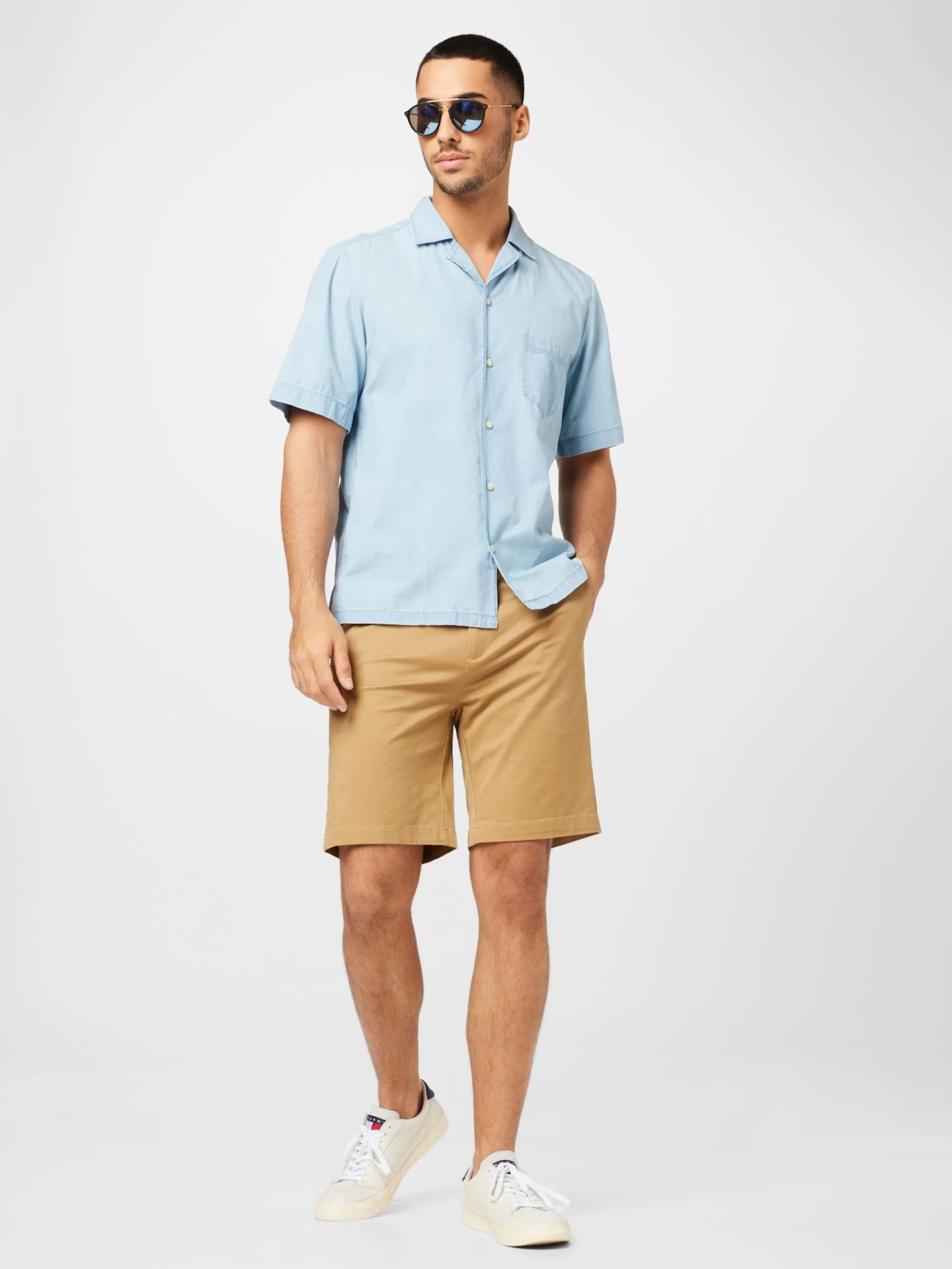 Chino Shorts Regular Chino Heren Lichtbruin 5 Chino Shorts Regular Chino Heren Lichtbruin - Afbeelding 5