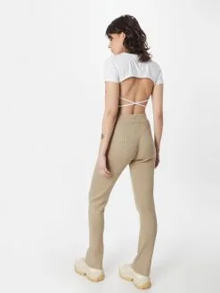 MOSS COPENHAGEN Pantalons Slimfit Broek Dames Beige -Moss Copenhagen Verkoop 5a0a74e3796ab0e7076c1ebab012a919