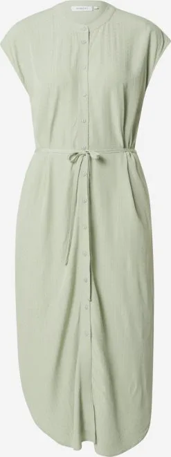 MOSS COPENHAGEN Blousejurken Blousejurk Lania Dames Pastelgroen