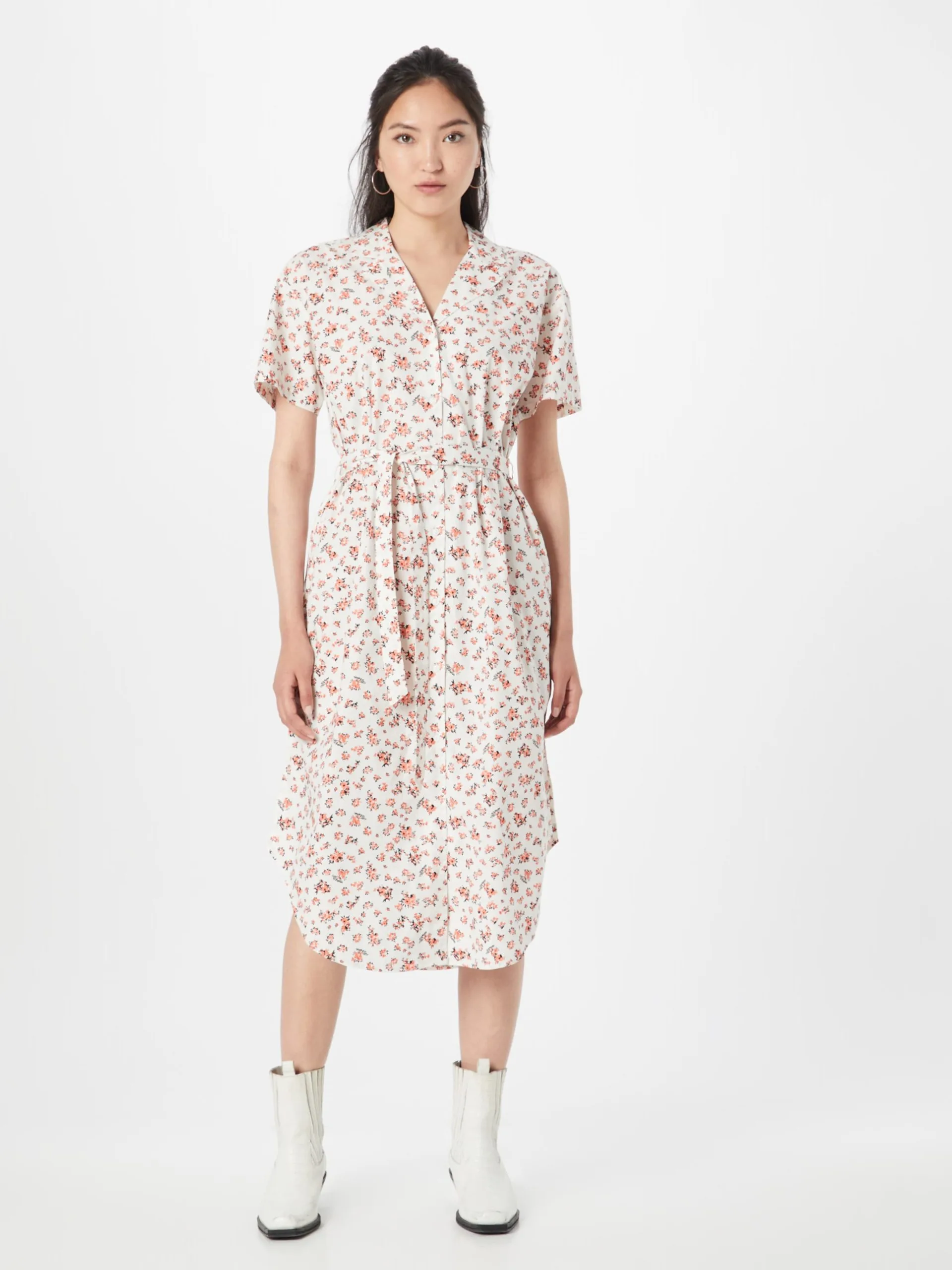 MOSS COPENHAGEN Blousejurken Blousejurk Adrie Dames Wit 3 MOSS COPENHAGEN Blousejurken Blousejurk Adrie Dames Wit - Afbeelding 3