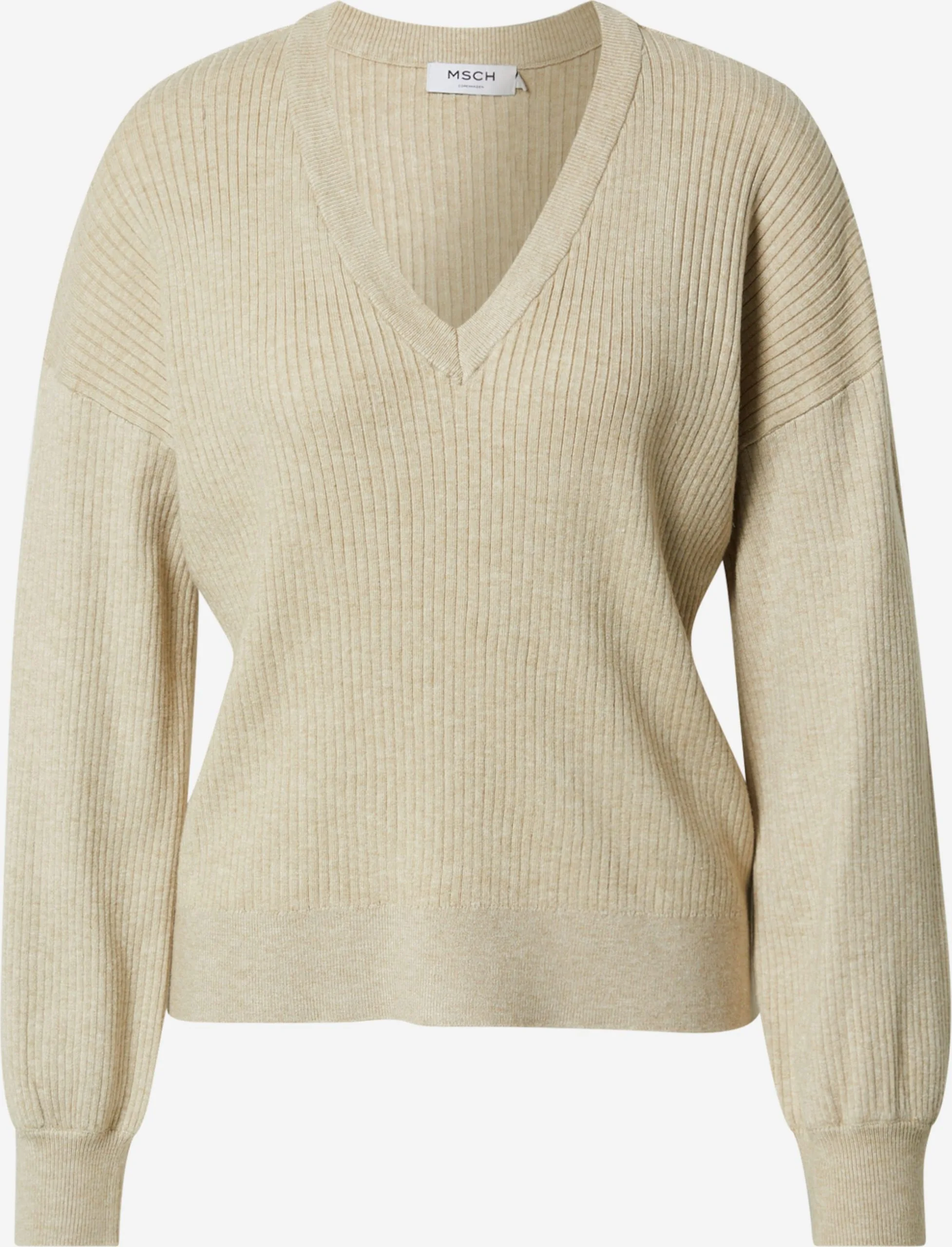 MOSS COPENHAGEN Fijngebreide Truien Trui RACHELLE Dames Beige 1 MOSS COPENHAGEN Fijngebreide Truien Trui RACHELLE Dames Beige