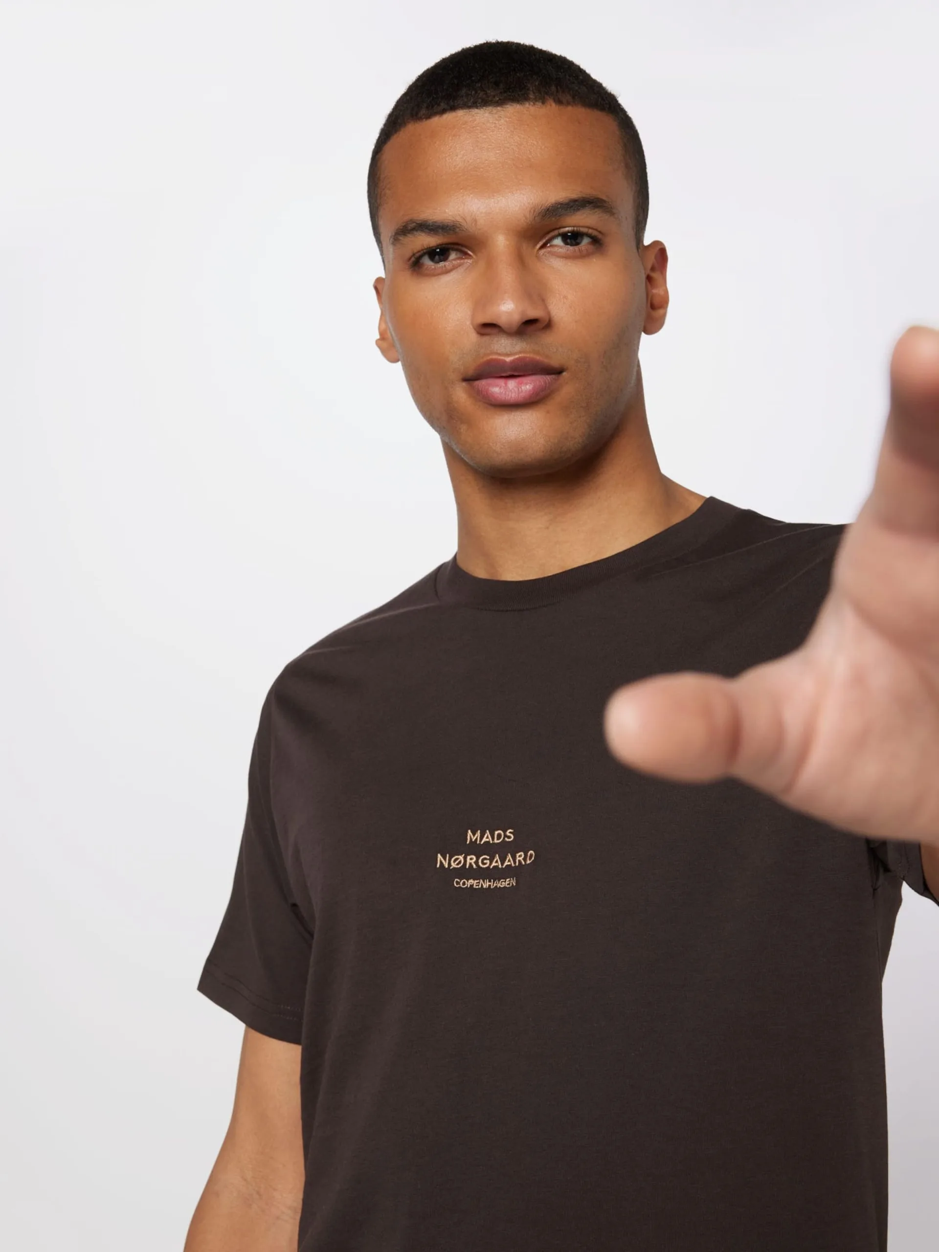 T-shirts Shirt Heren Donkerbruin 2 T-shirts Shirt Heren Donkerbruin - Afbeelding 2