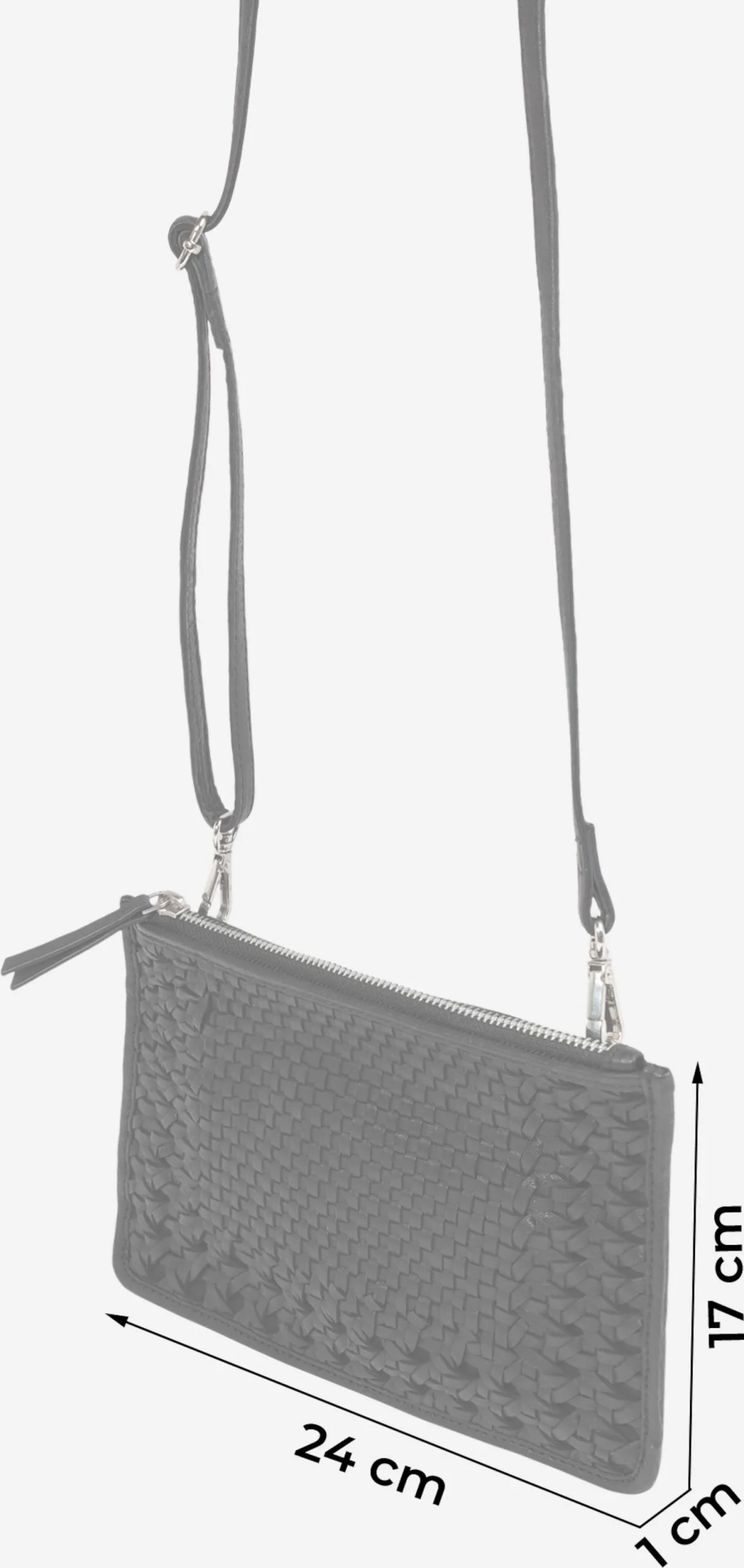 Schoudertasjes Schoudertas Fina Dames Zwart 2 Schoudertasjes Schoudertas Fina Dames Zwart - Afbeelding 2