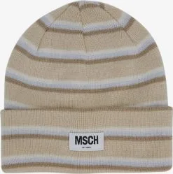 MOSS COPENHAGEN Mutsen Muts Mojo Dames Crème / Donkerbeige / Beige Gemêleerd