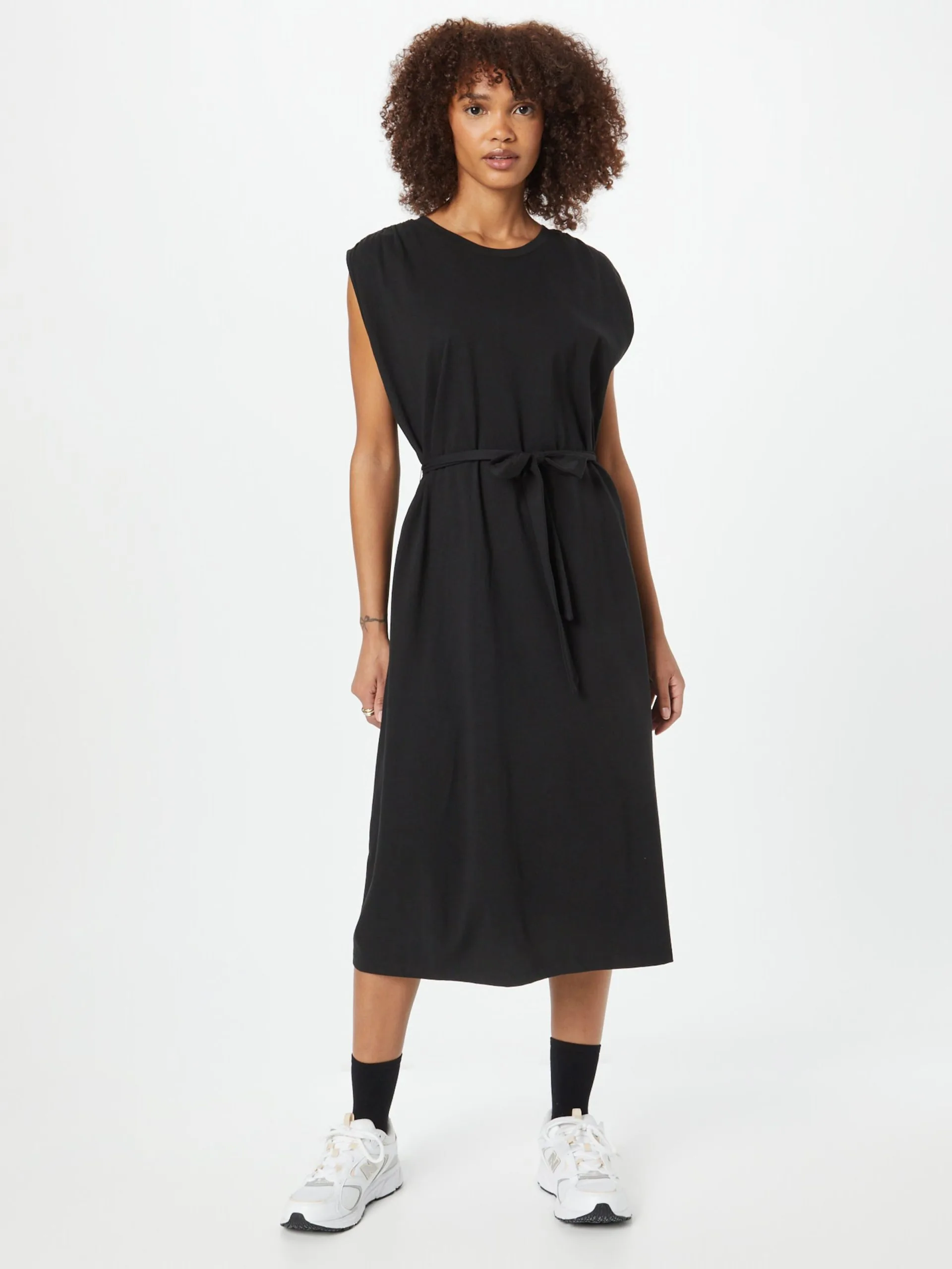 MOSS COPENHAGEN Jerseyjurken Jurk Bertina Dames Zwart 3 MOSS COPENHAGEN Jerseyjurken Jurk Bertina Dames Zwart - Afbeelding 3