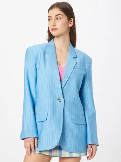 MOSS COPENHAGEN Klassieke Blazers Blazers Dames Azuur 7 MOSS COPENHAGEN Klassieke Blazers Blazers Dames Azuur -Moss Copenhagen Verkoop 60c4aed007eaca9fbbd9892dfc55d3e3