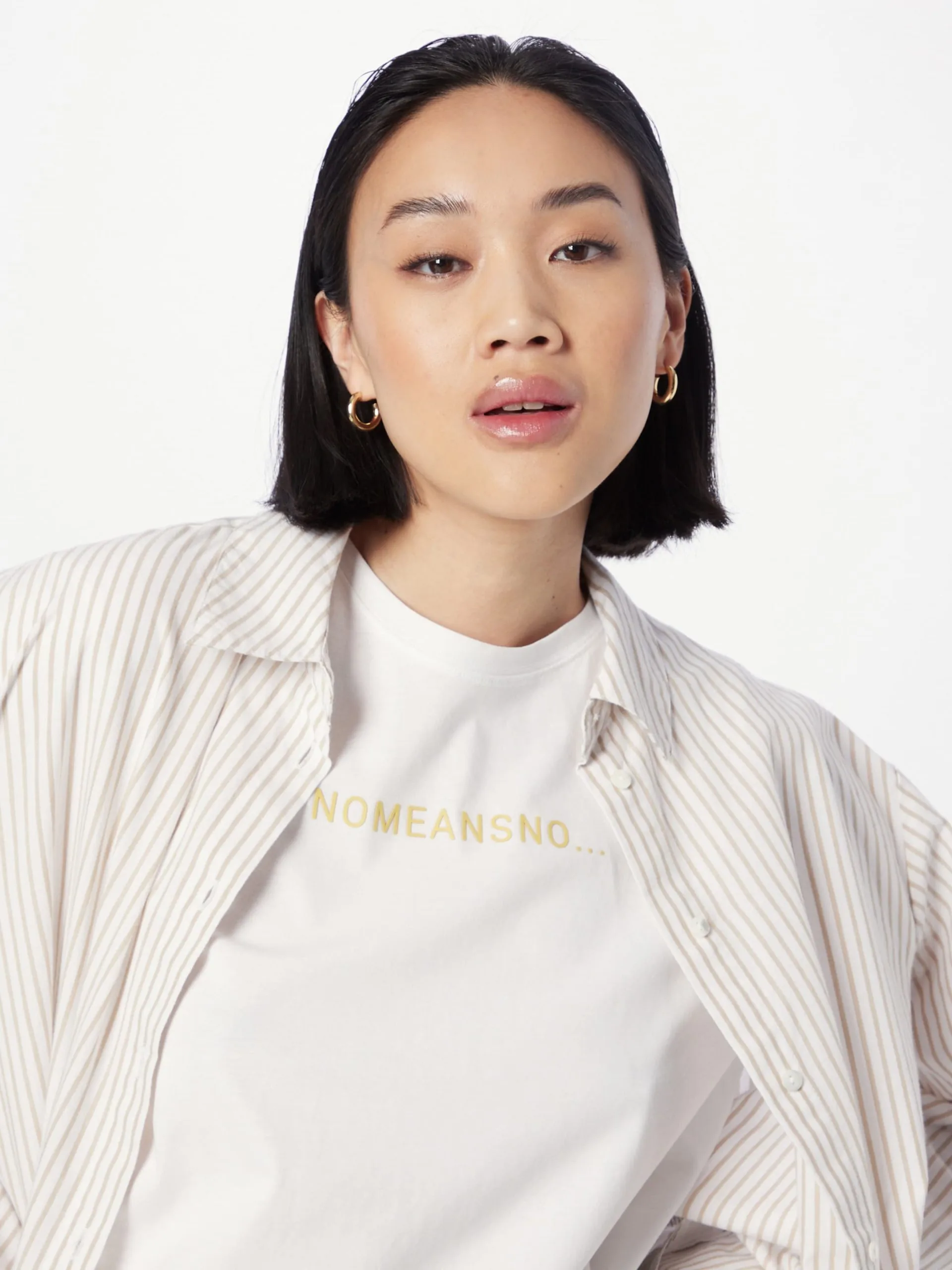 MOSS COPENHAGEN T-shirts Shirt Liv Dames Beige 2 MOSS COPENHAGEN T-shirts Shirt Liv Dames Beige - Afbeelding 2