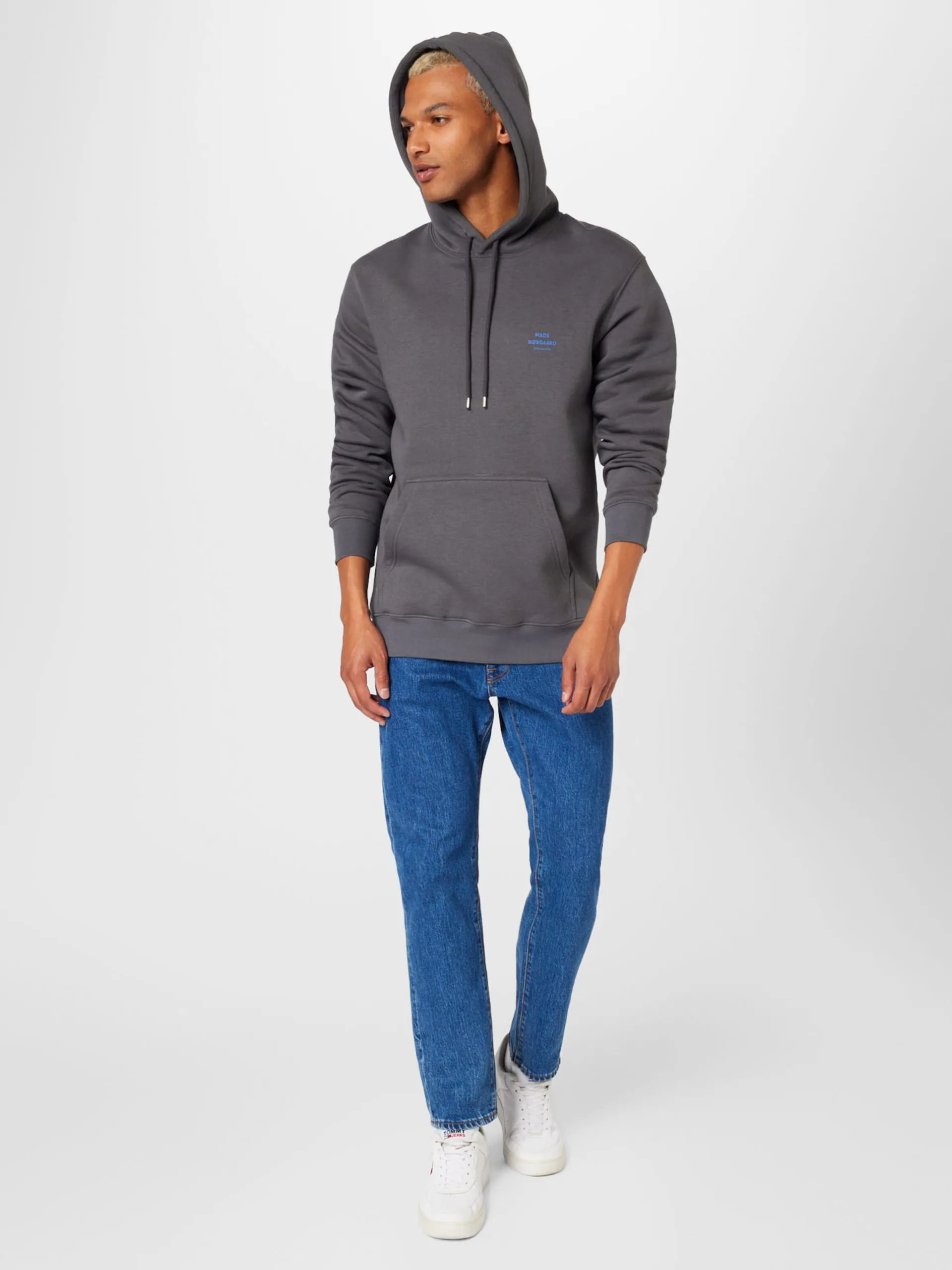 Hoodies Sweatshirt Heren Donkergrijs 5 Hoodies Sweatshirt Heren Donkergrijs - Afbeelding 5