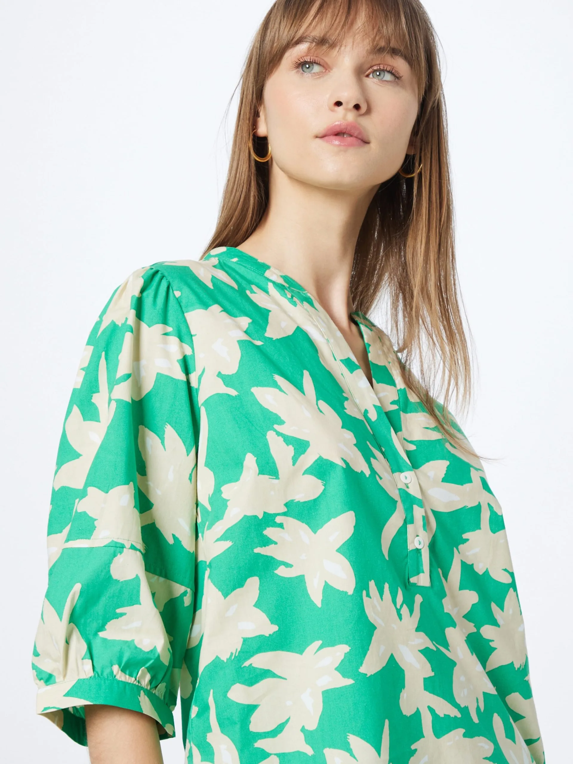 Coster Copenhagen Blouses Met Korte Mouw Blouse Dames Groen 2 Coster Copenhagen Blouses Met Korte Mouw Blouse Dames Groen - Afbeelding 2
