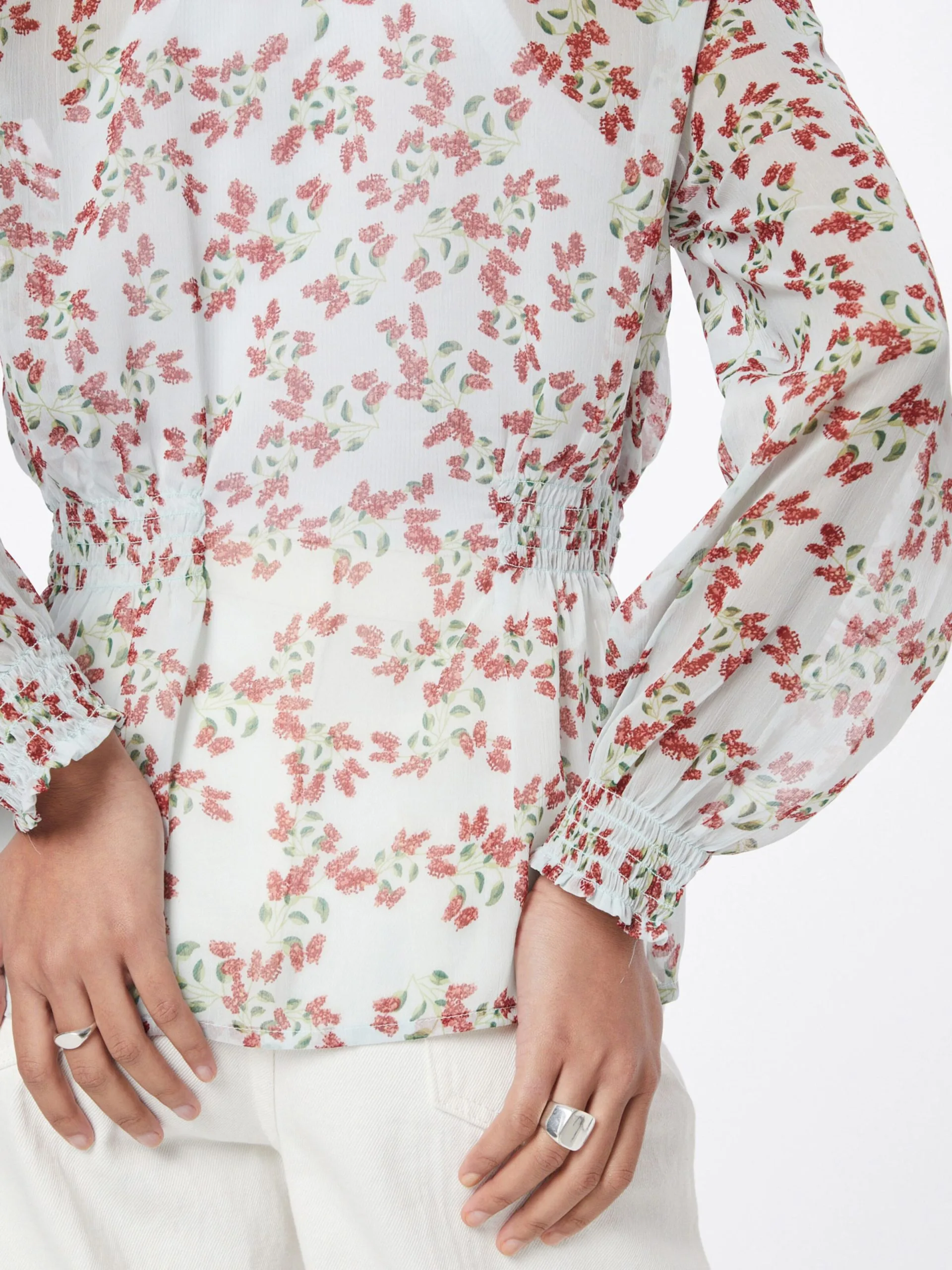 MOSS COPENHAGEN Blouseshirts Blouse Dames Wit 2 MOSS COPENHAGEN Blouseshirts Blouse Dames Wit - Afbeelding 2